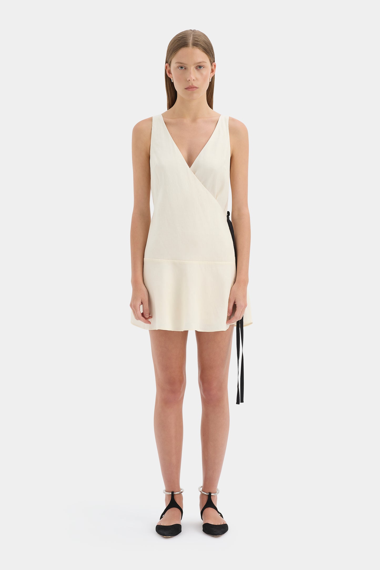Sir Ayla Tie Mini Dress