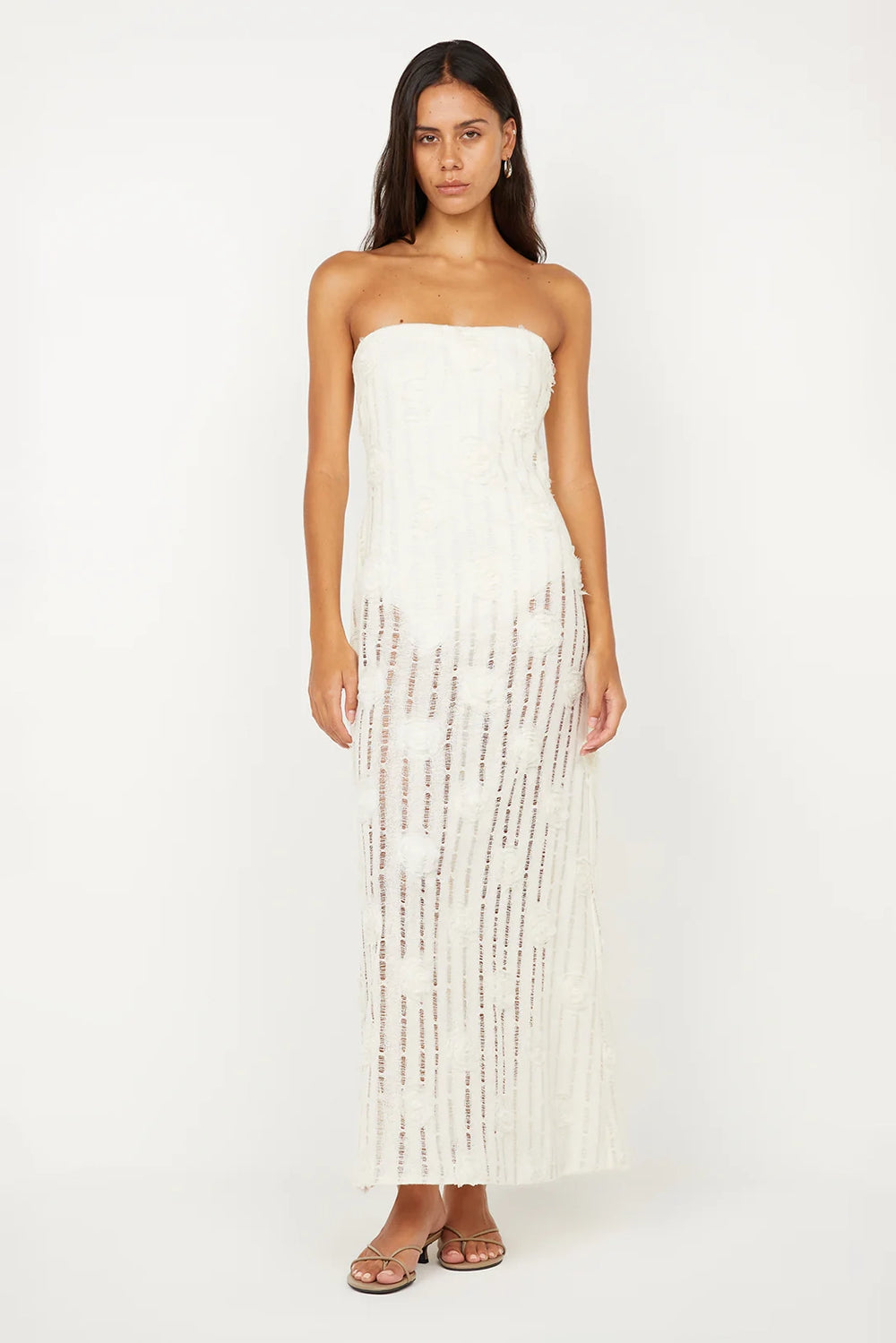 Amelie Strapless Dress ivory