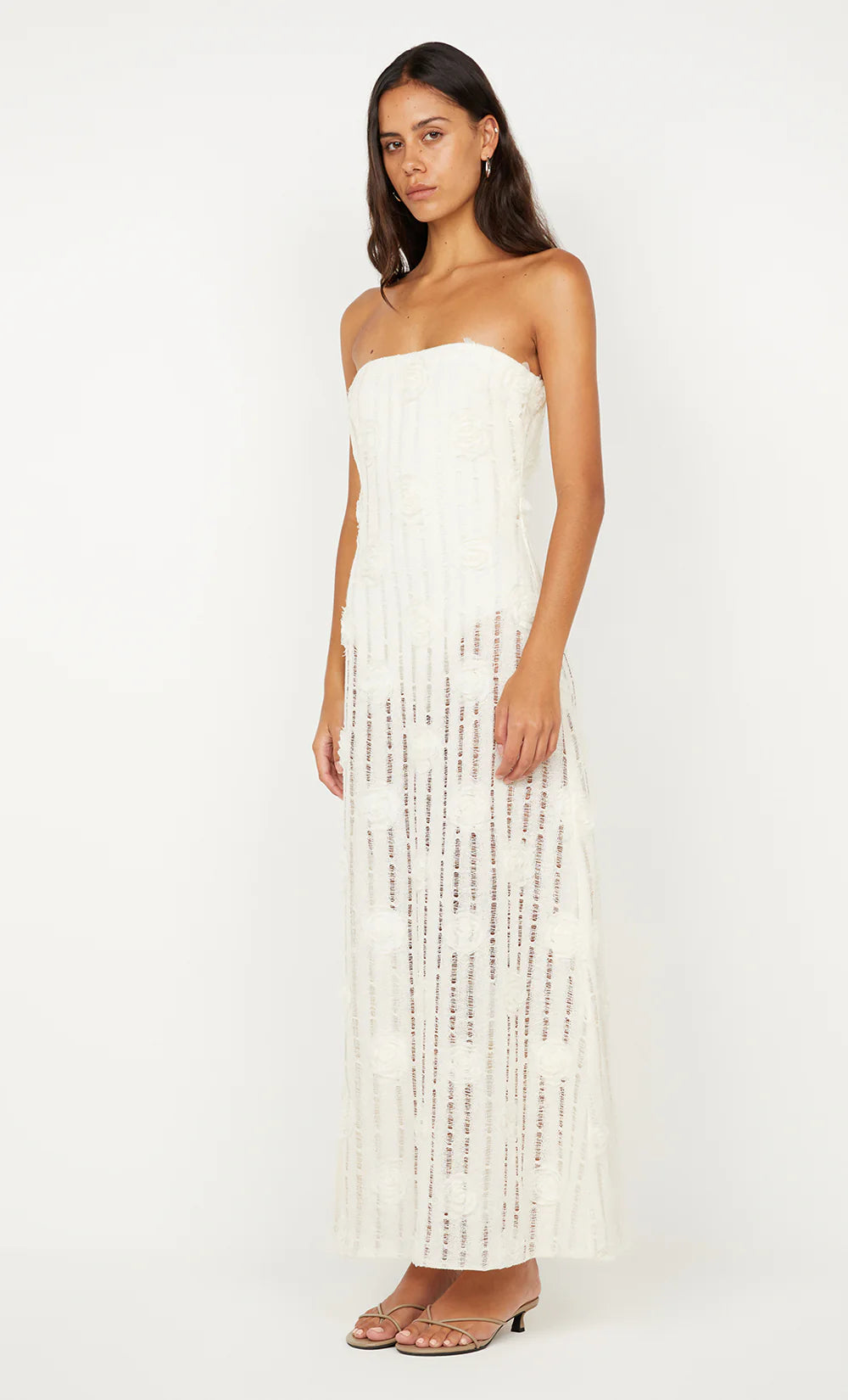 Amelie Strapless Dress ivory