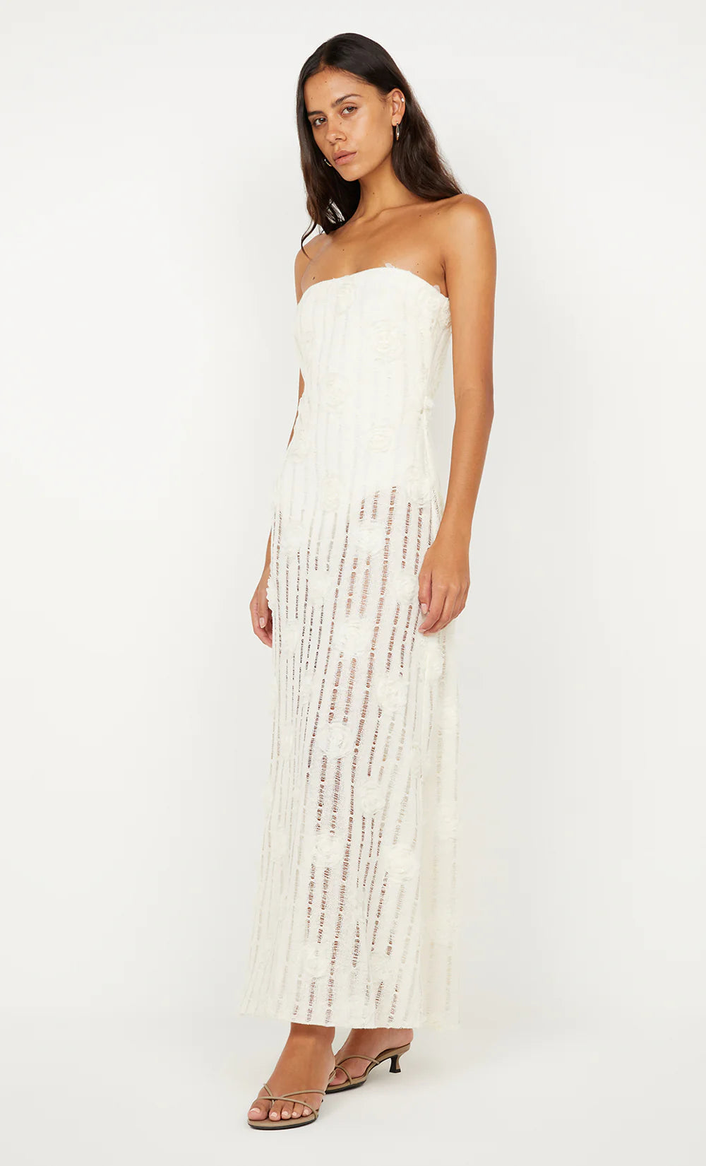 Amelie Strapless Dress ivory