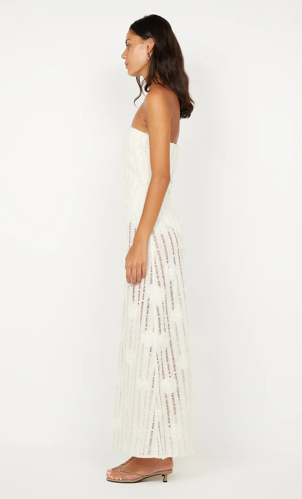 Amelie Strapless Dress ivory