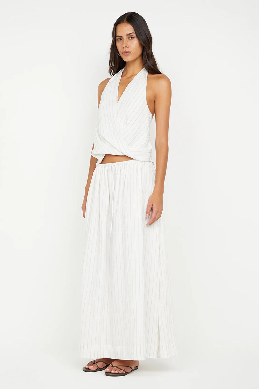 Saski Halter Top Stripe