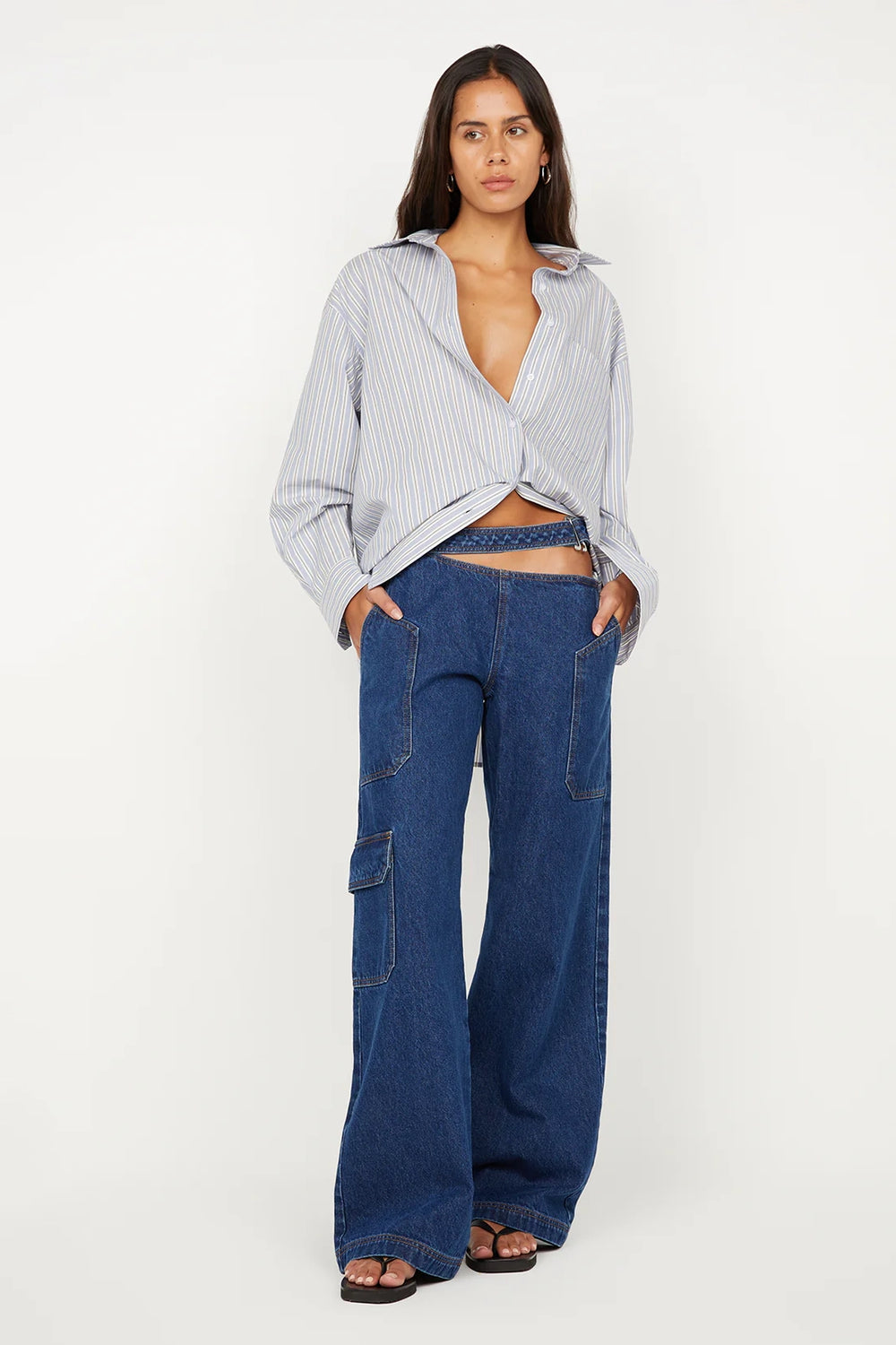 Hugh Shirt Blue Stripe