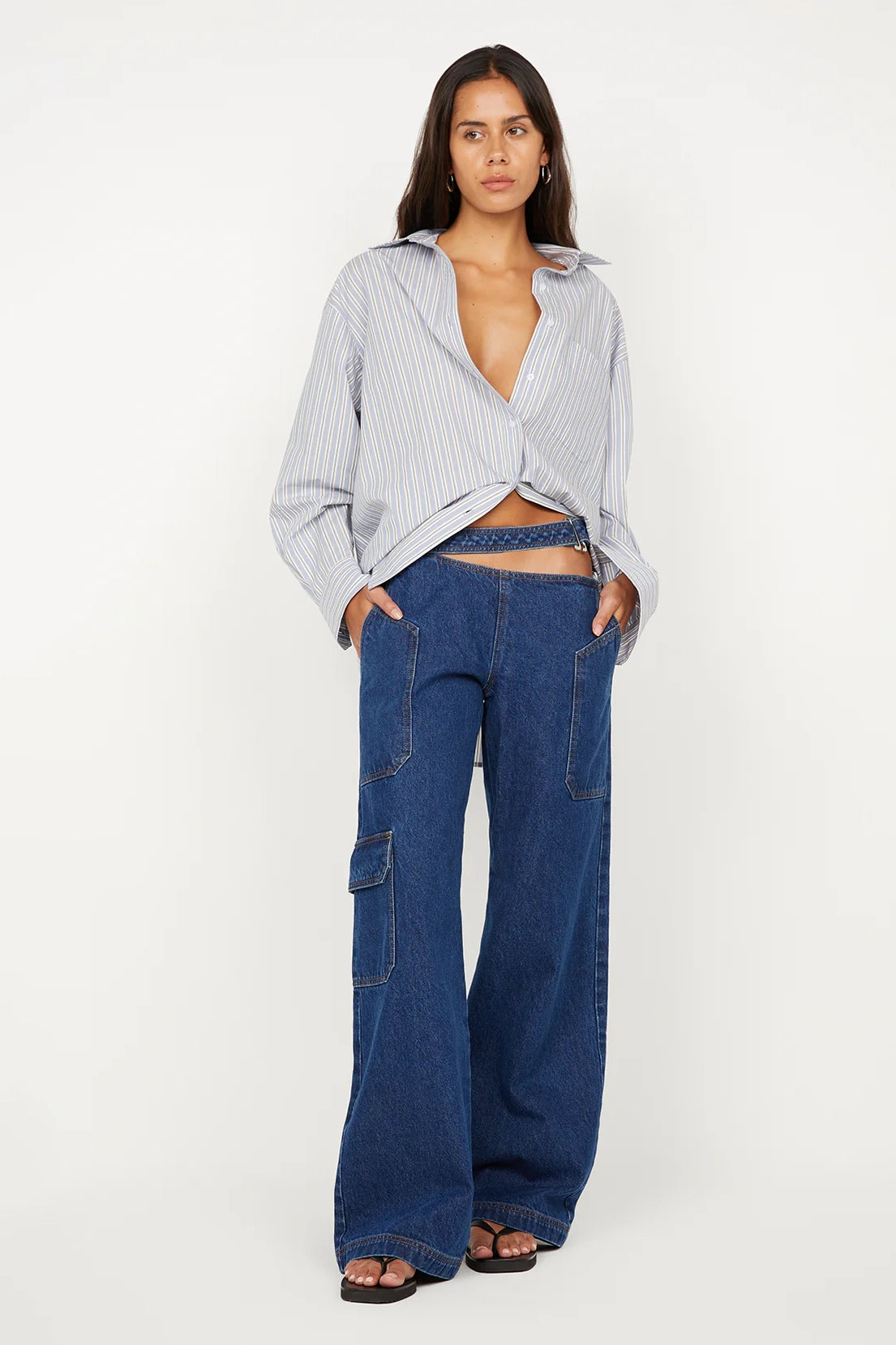 Hugh Shirt Blue Stripe