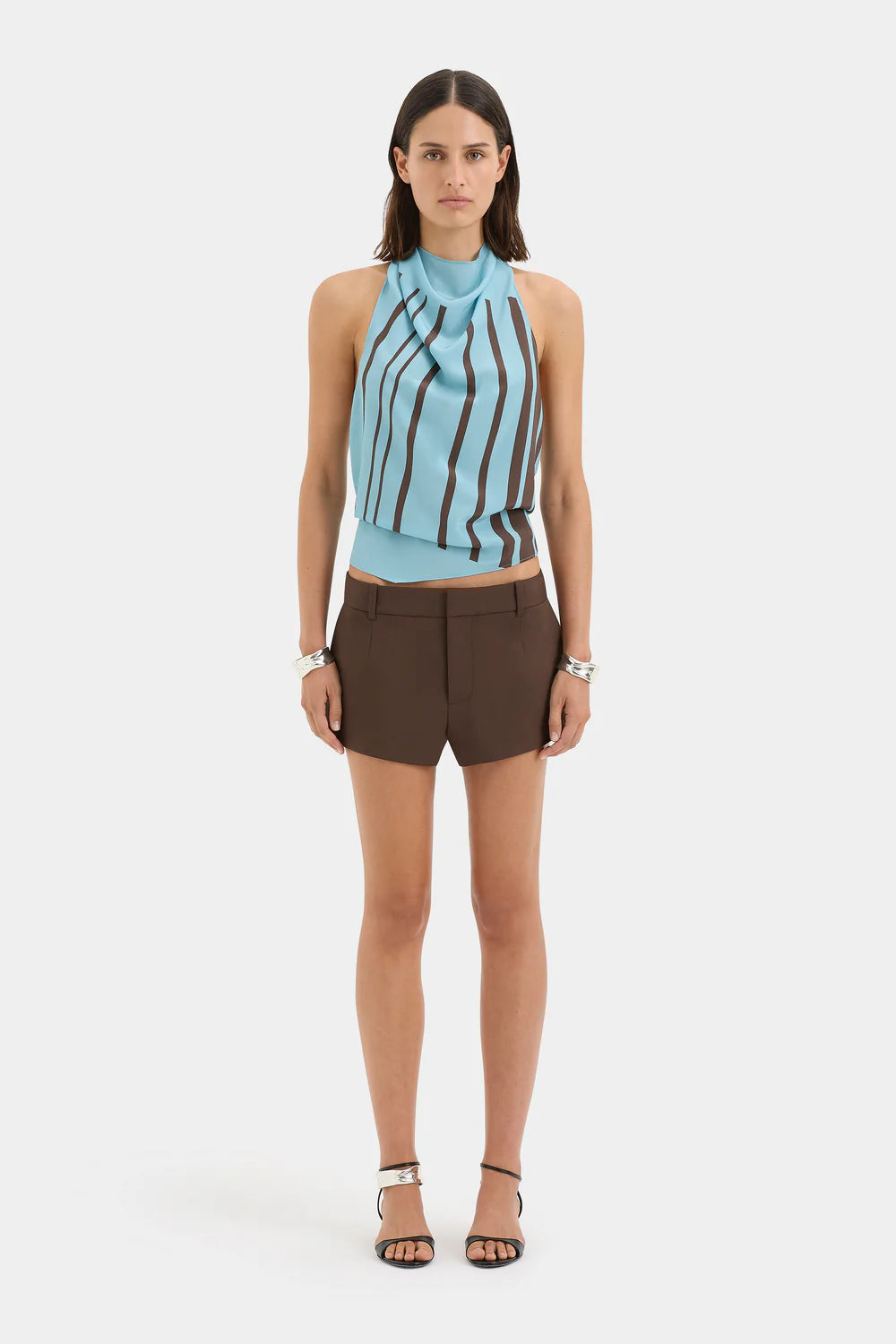 Rioja Halter Scarf Top