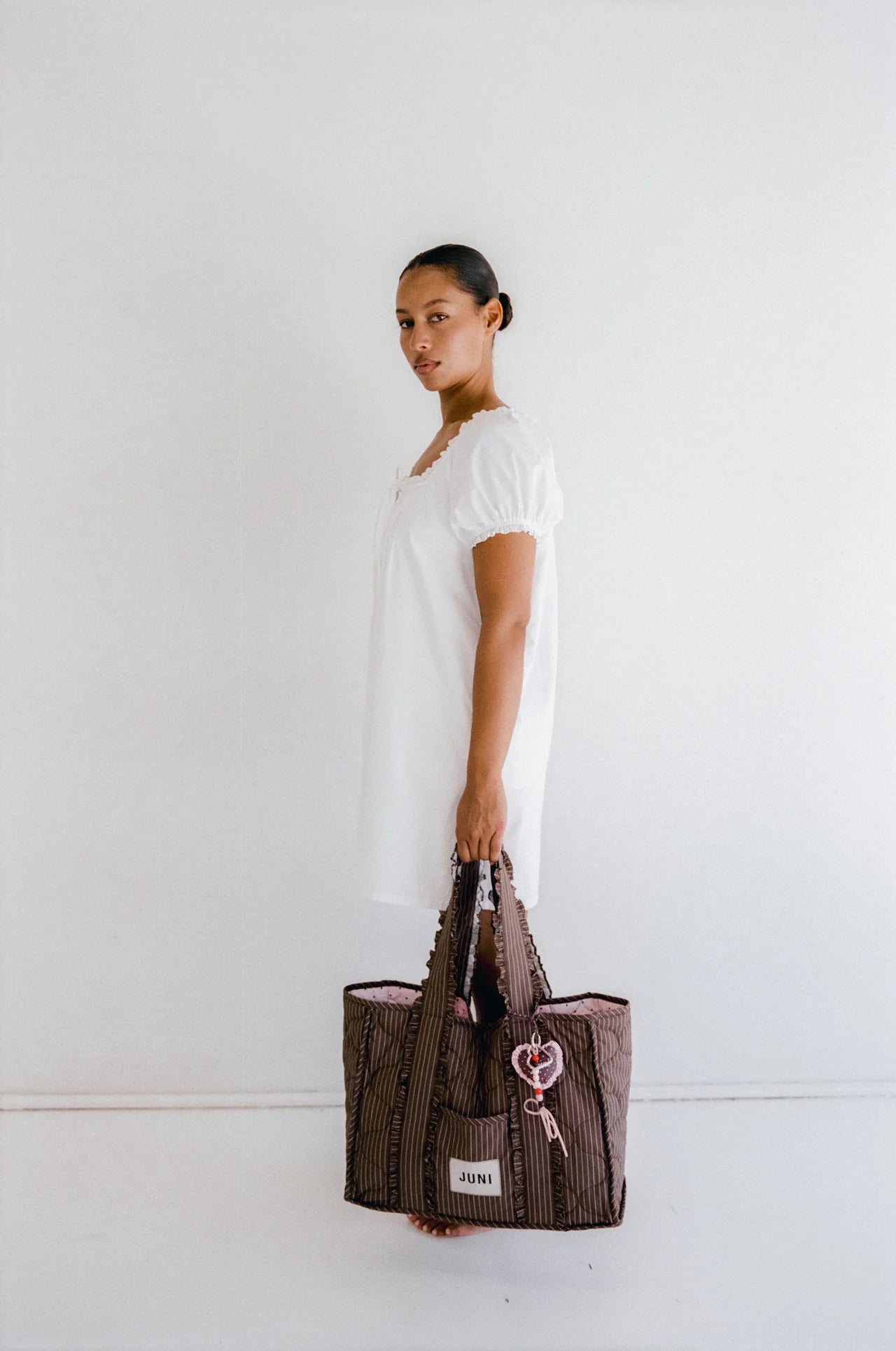 The Everything Bag Cocoa Stripe