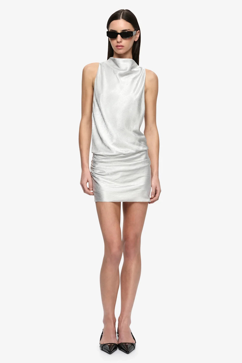 Bec and Bridge Juna Mini Dress Silver