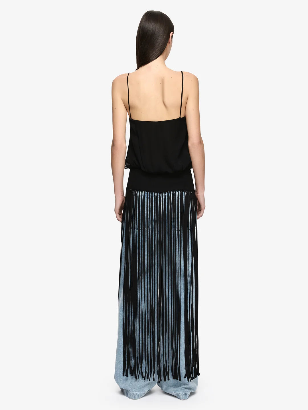Bec and Bridge Melissa Fringe Top Black