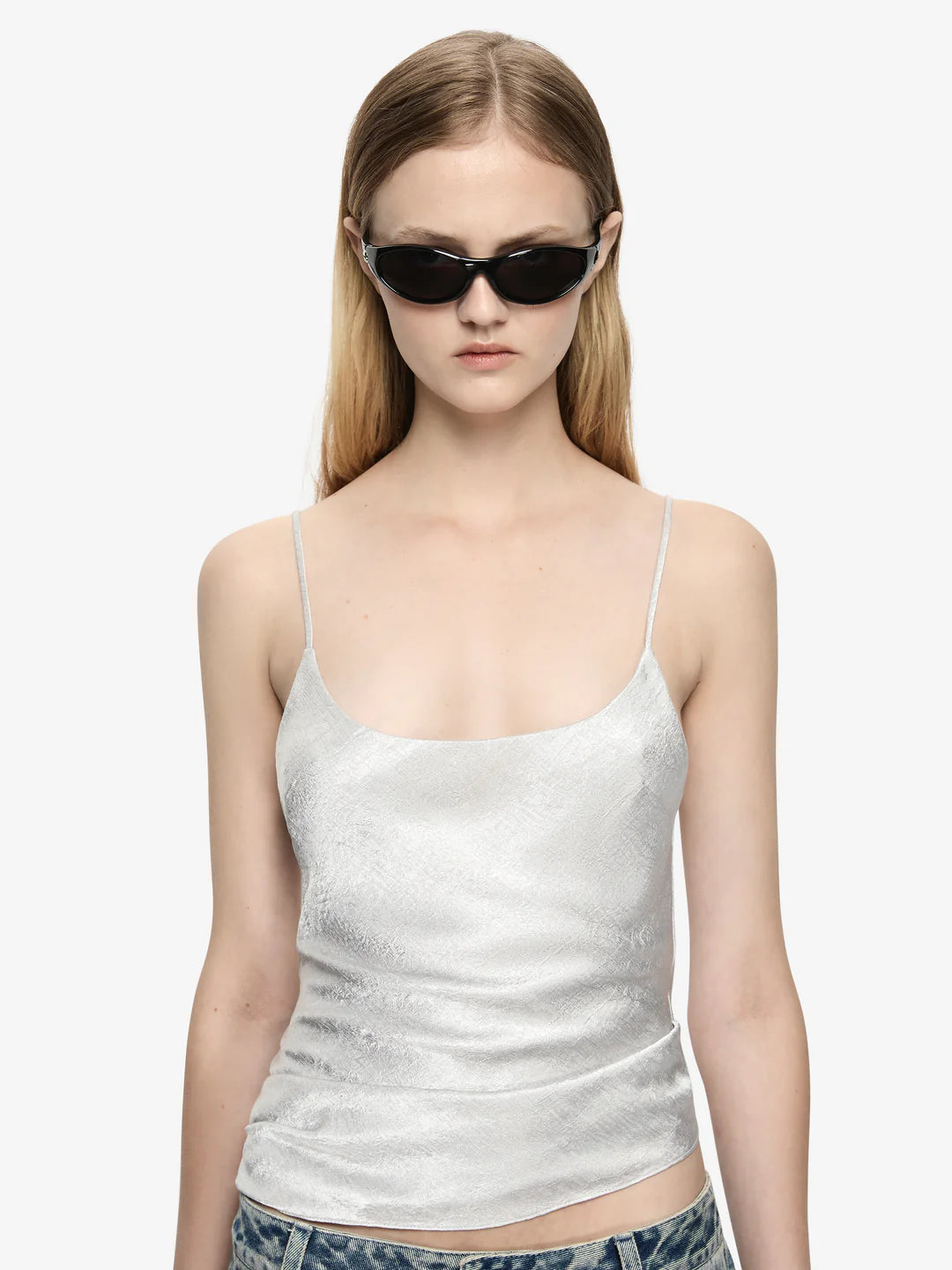 Bec and Bridge Juna Scoop Top Silver