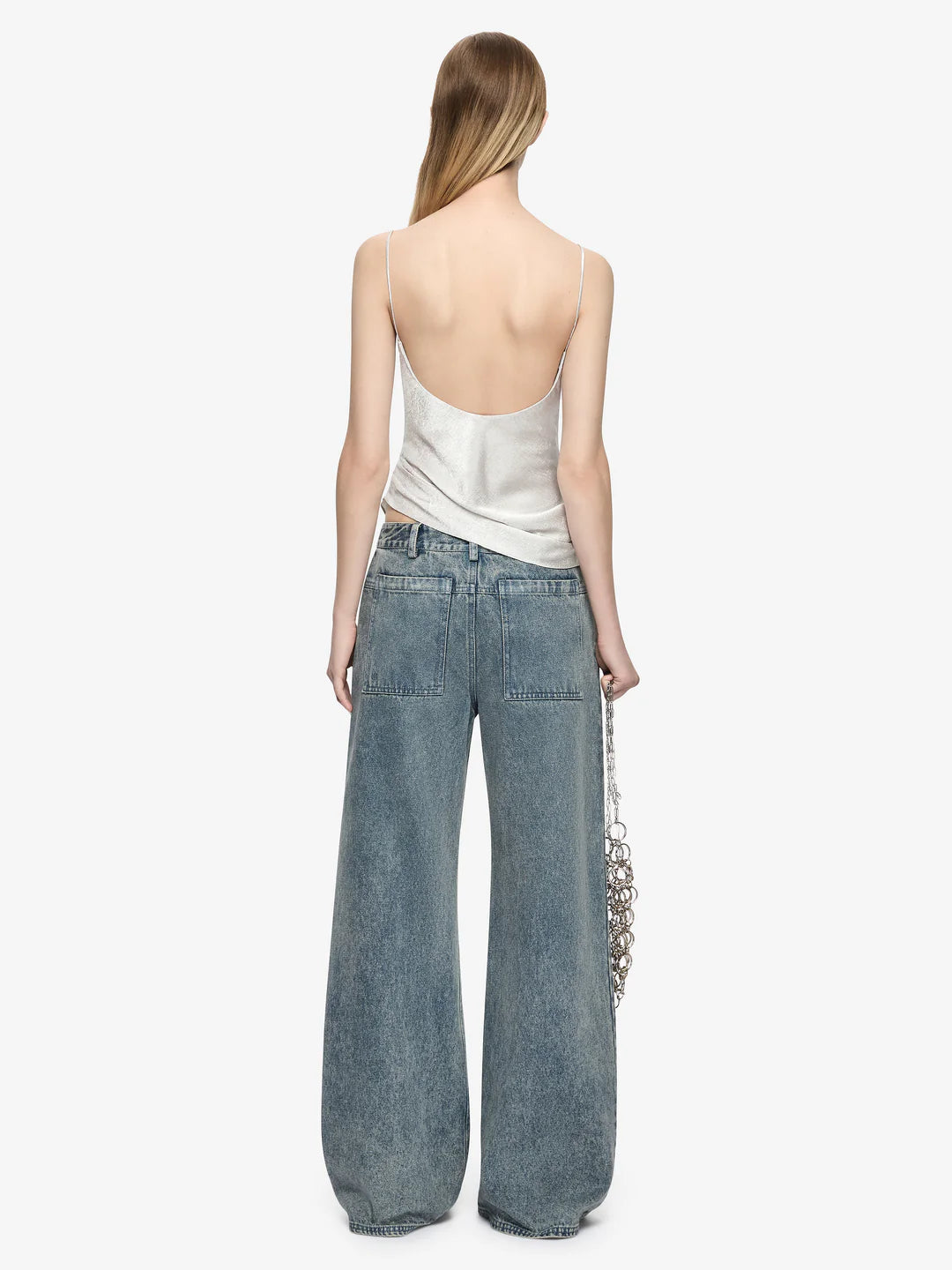 Bec and Bridge Juna Scoop Top Silver