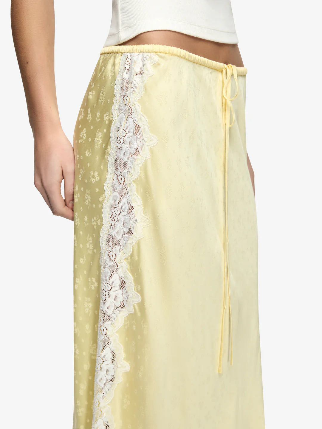 Bec and Bridge Zana Midi Skirt Lemon