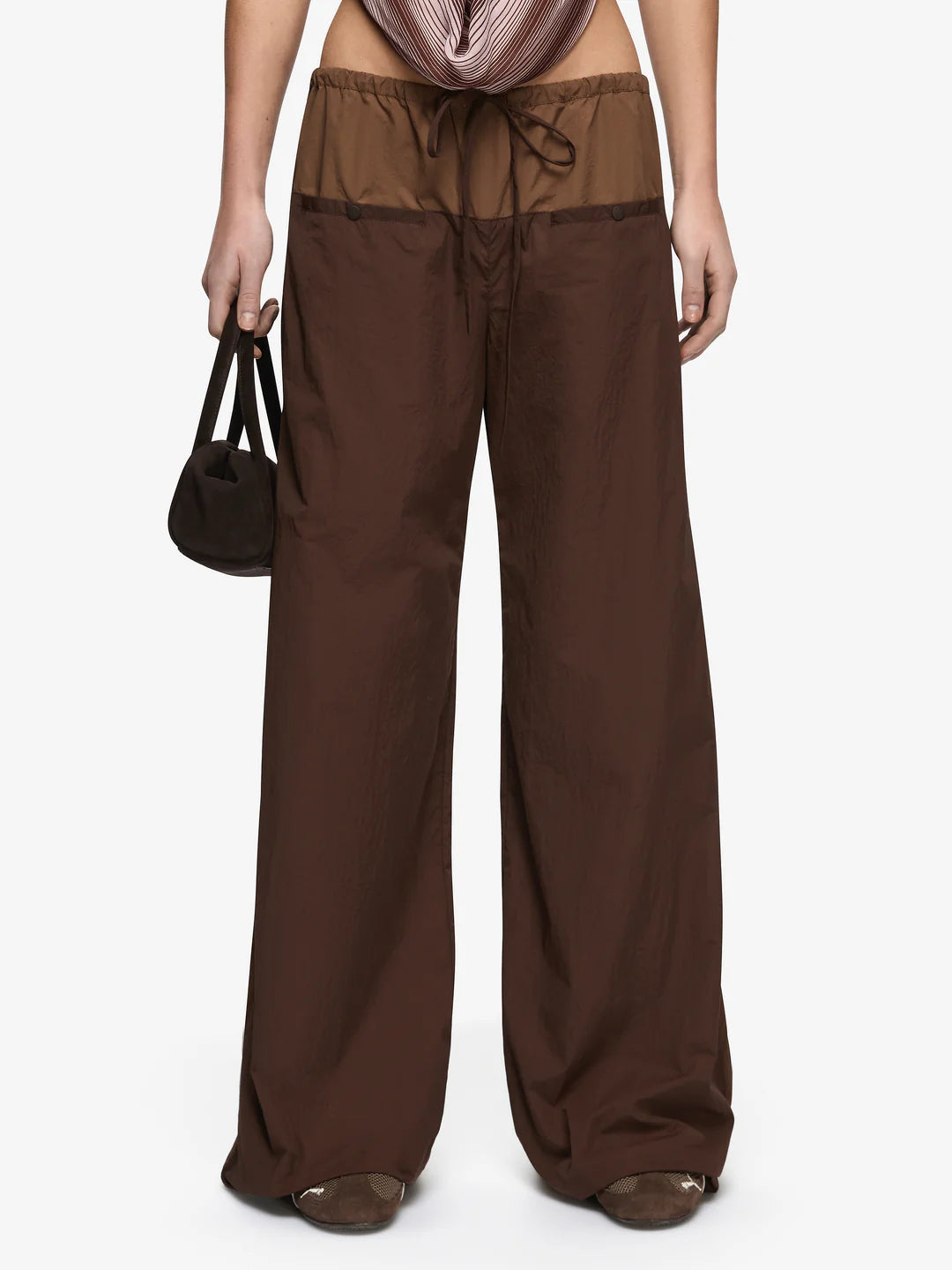 Laney Fold Pant Choc