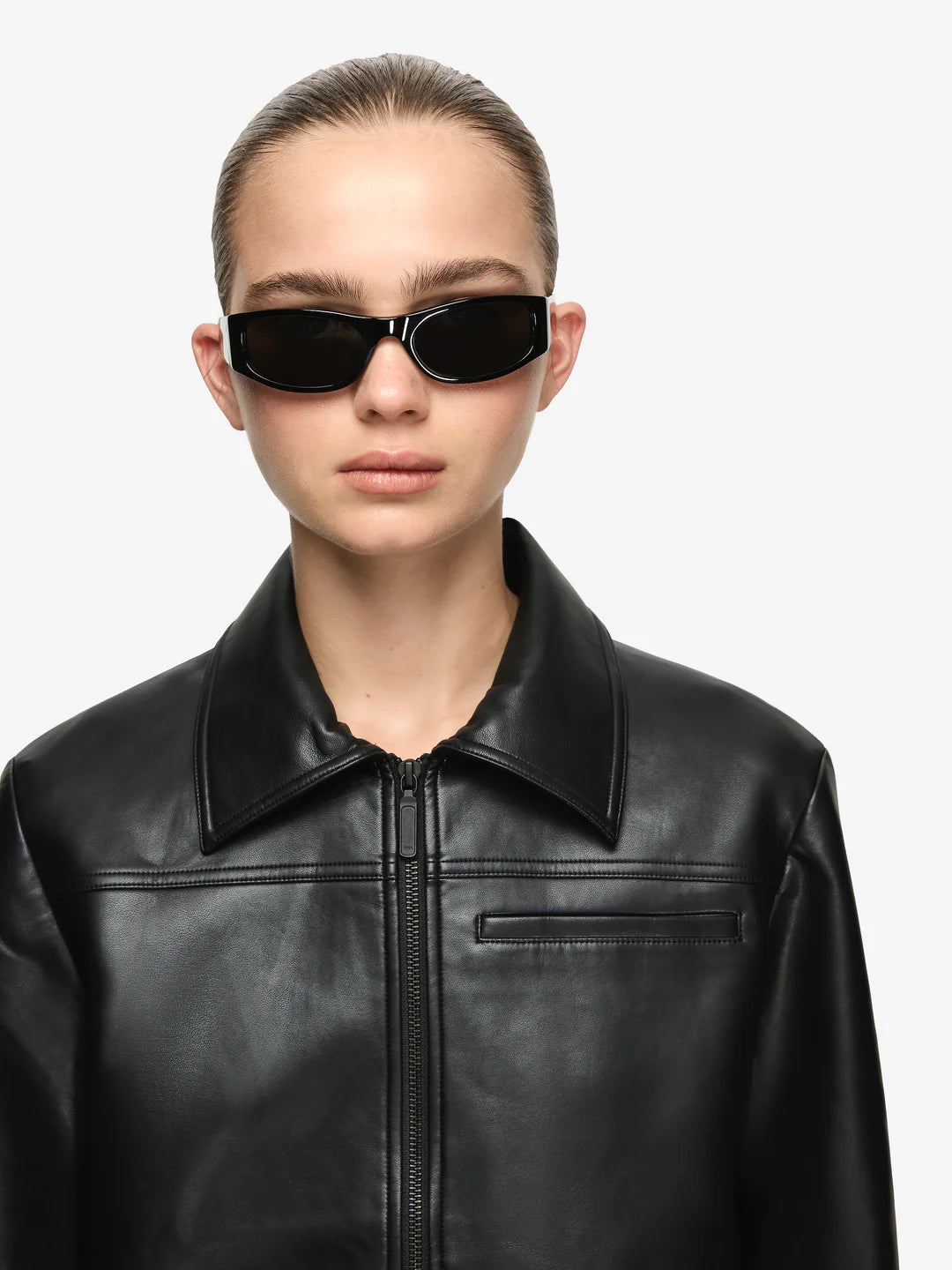 Saphira Cropped Jacket Black