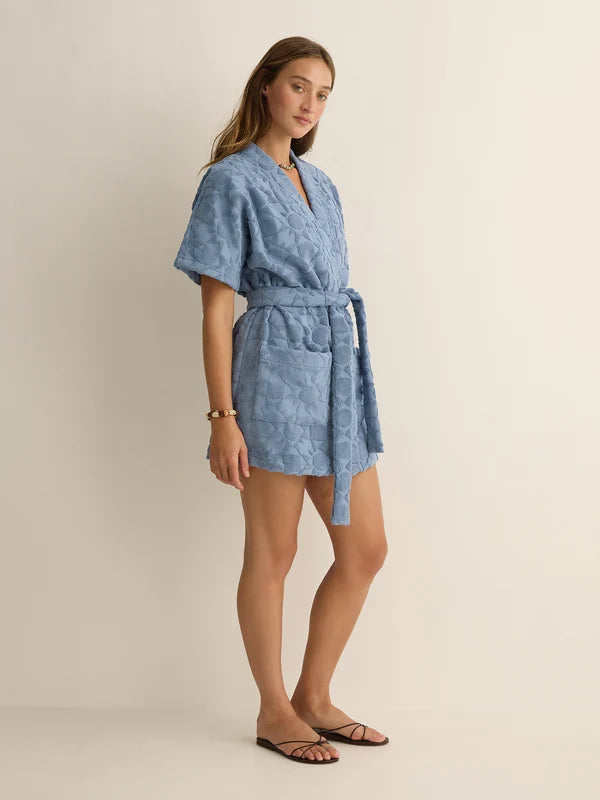 Soleil Soleil Towelling Mini Robe Solstice Truff
