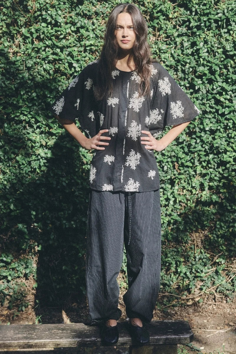 Marle Liberty Short Sleeve Shirt Rice Flower
