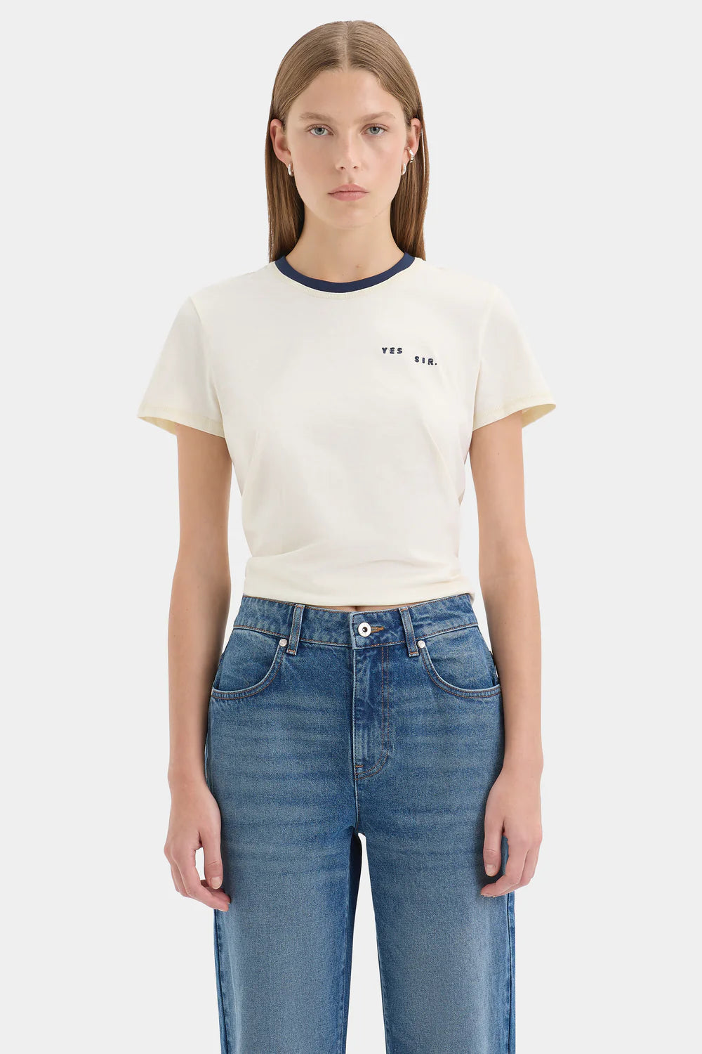 Yes SIR Crew Neck Tee
