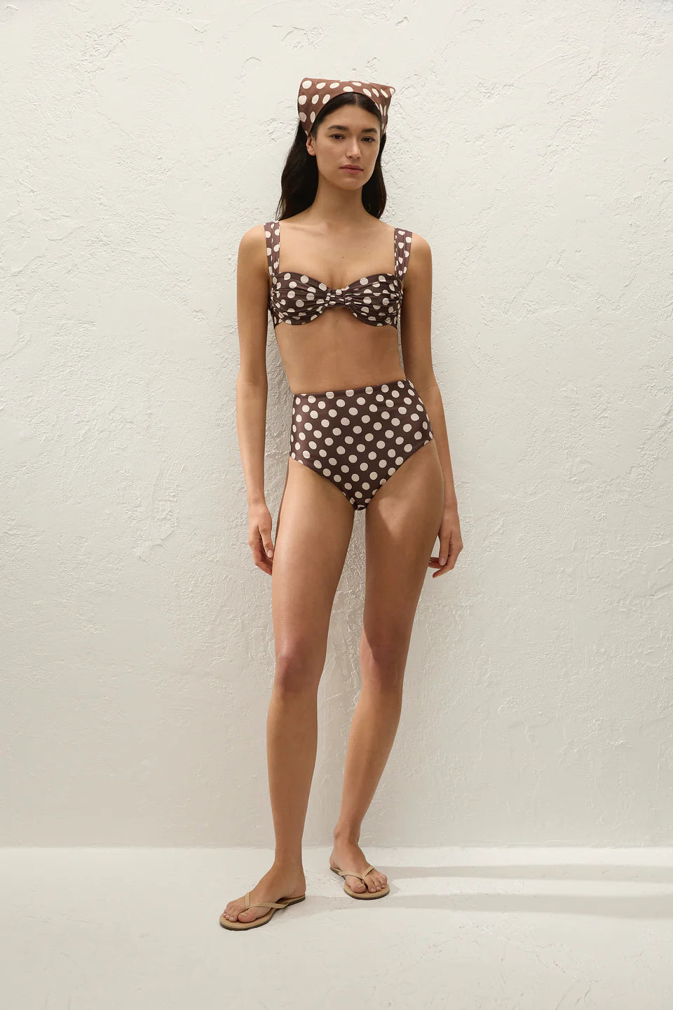 Sol Bikini Top Cioccolato Dot