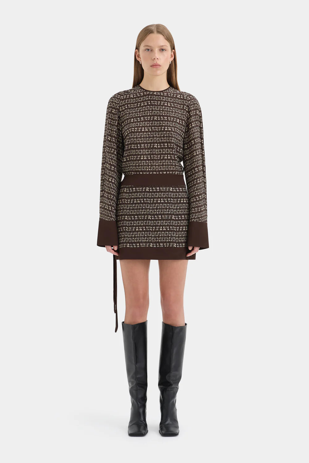 Astrid Long Sleeve Mini Dress