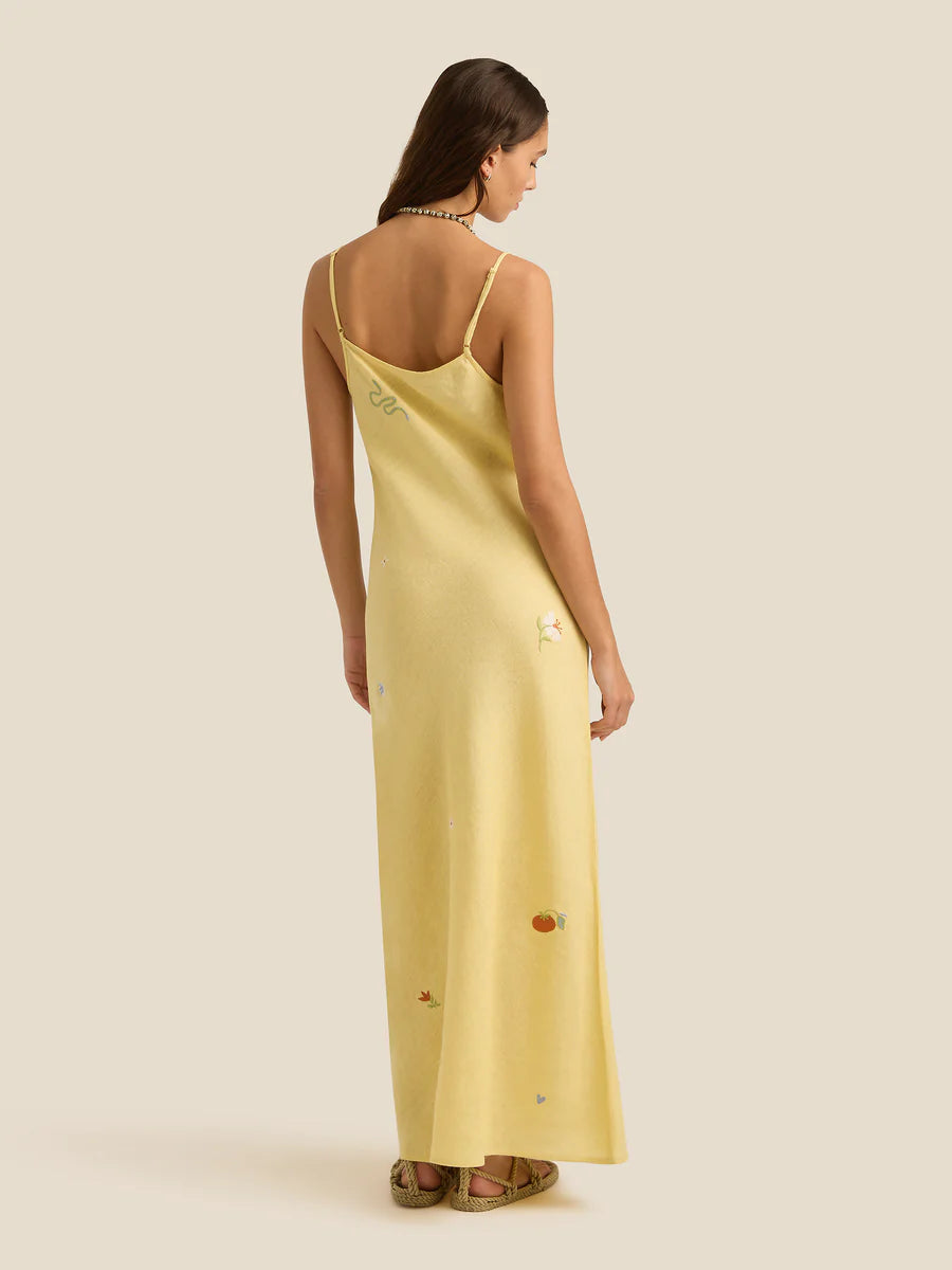 Lana Dress Charm Embroidery