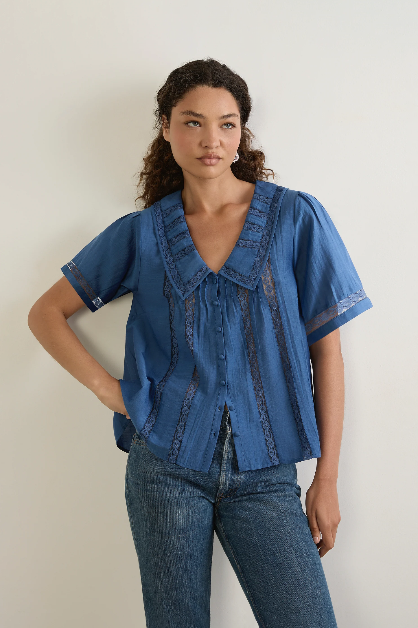 Ophelia Blouse Blue