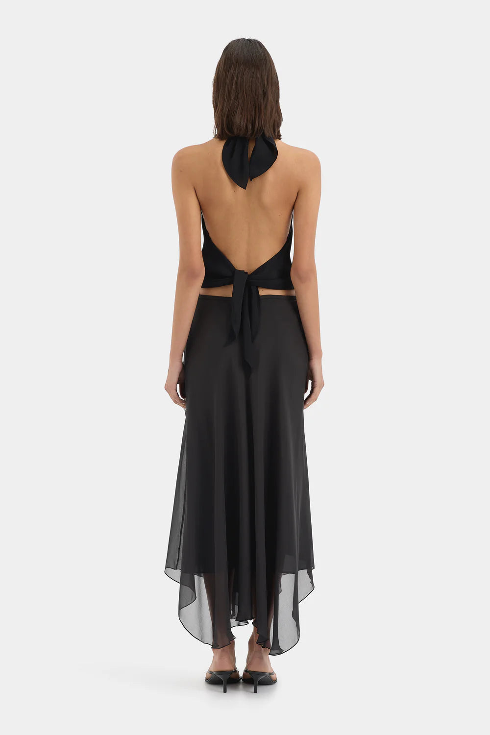 Sir Noria Halter Tie Top Black