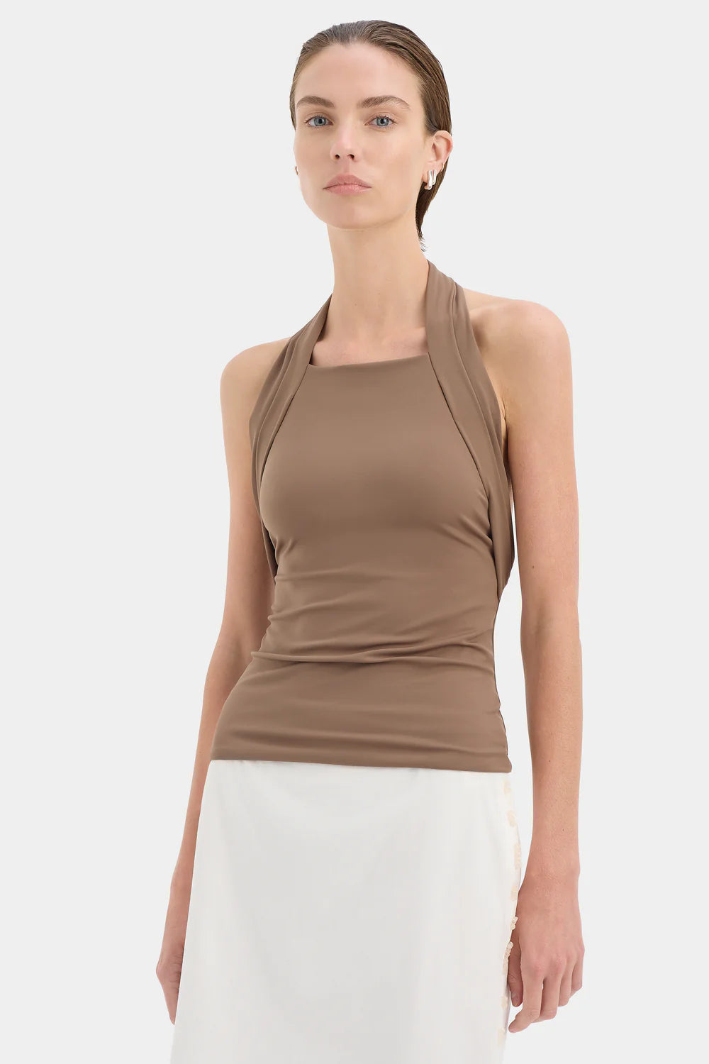 Zelie Halter Top Ash