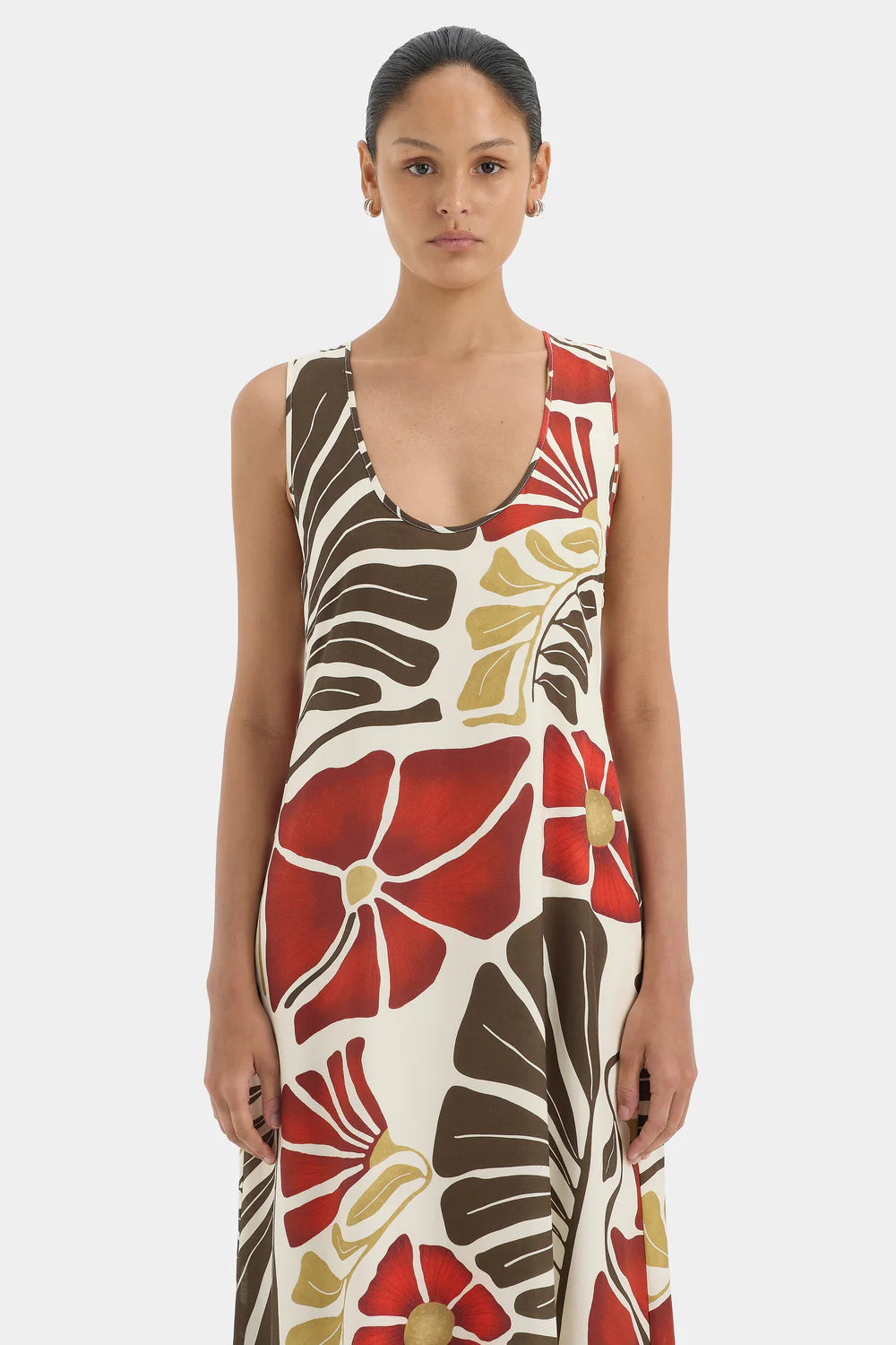 Julietta Scoop Neck Maxi Dress