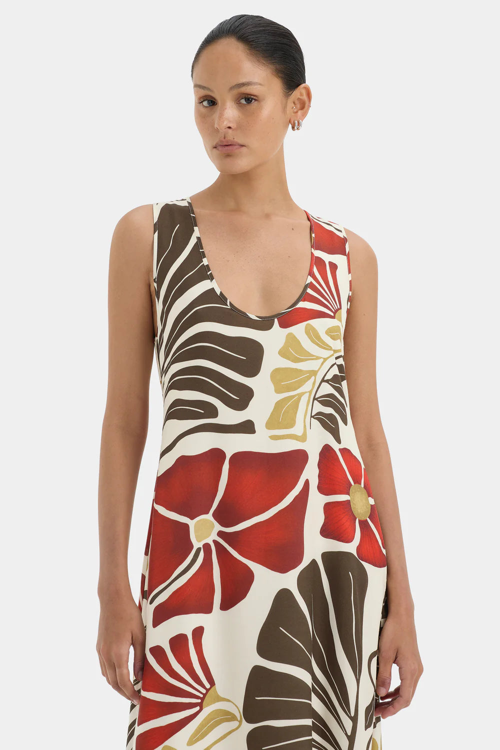 Julietta Scoop Neck Maxi Dress