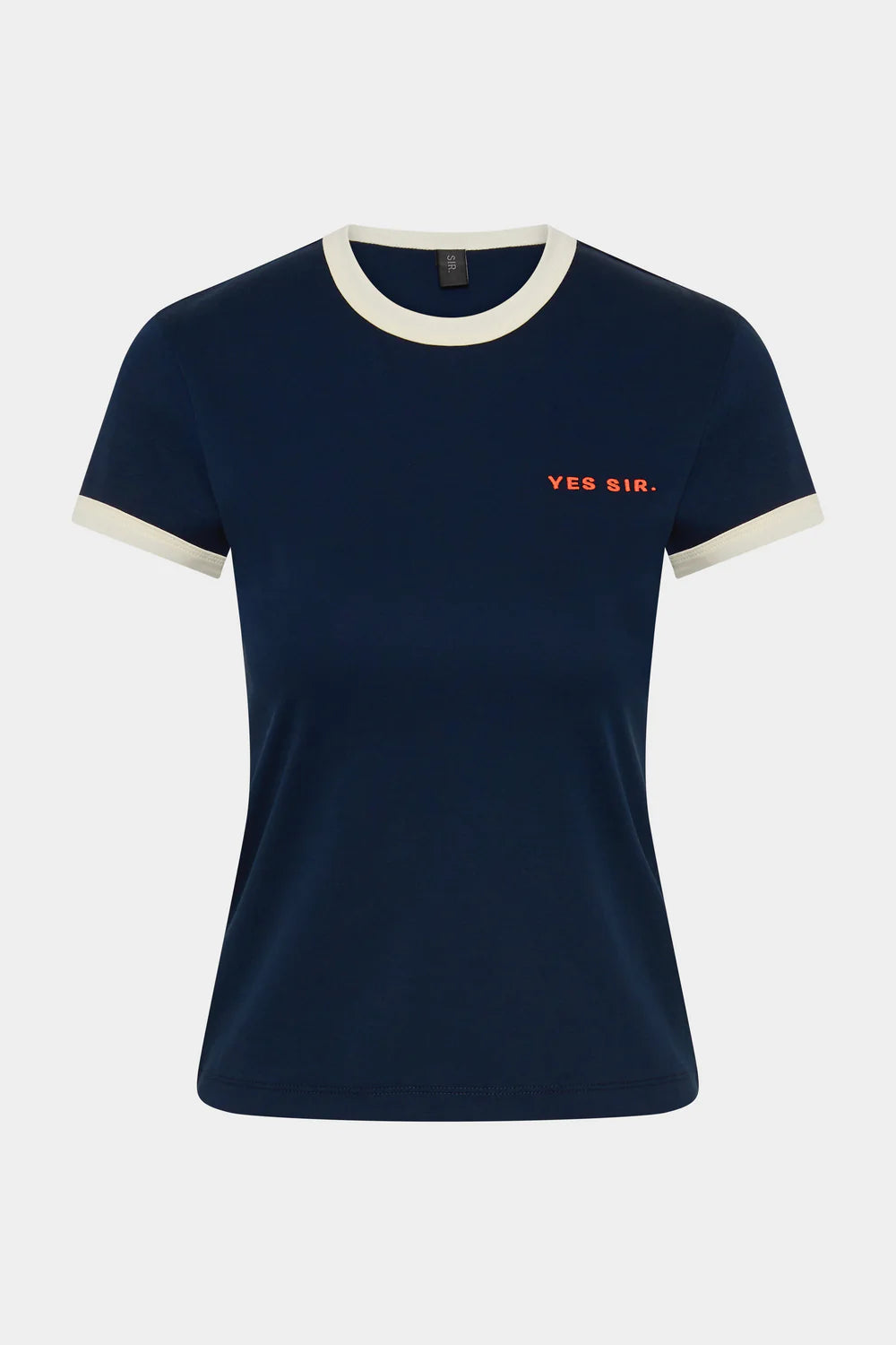 Yes SIR Fitted Tee Midnight