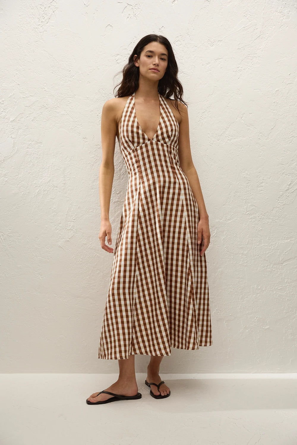 Marais Midi Dress Gingham