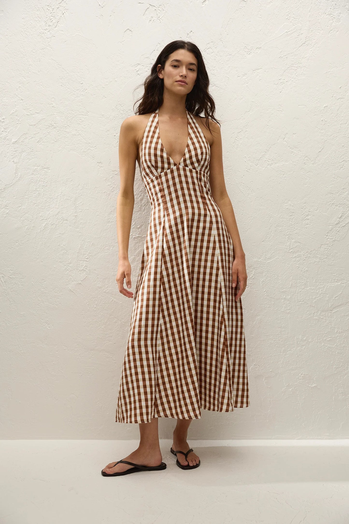 Marais Midi Dress Gingham