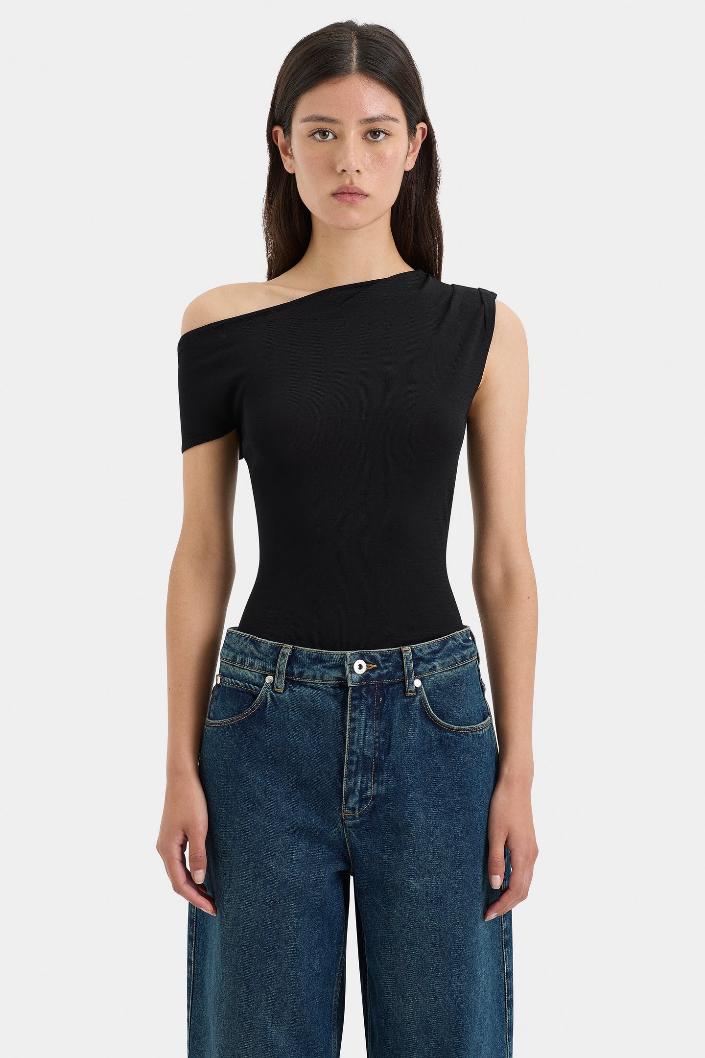 Yolanda Off Shoulder Top Black