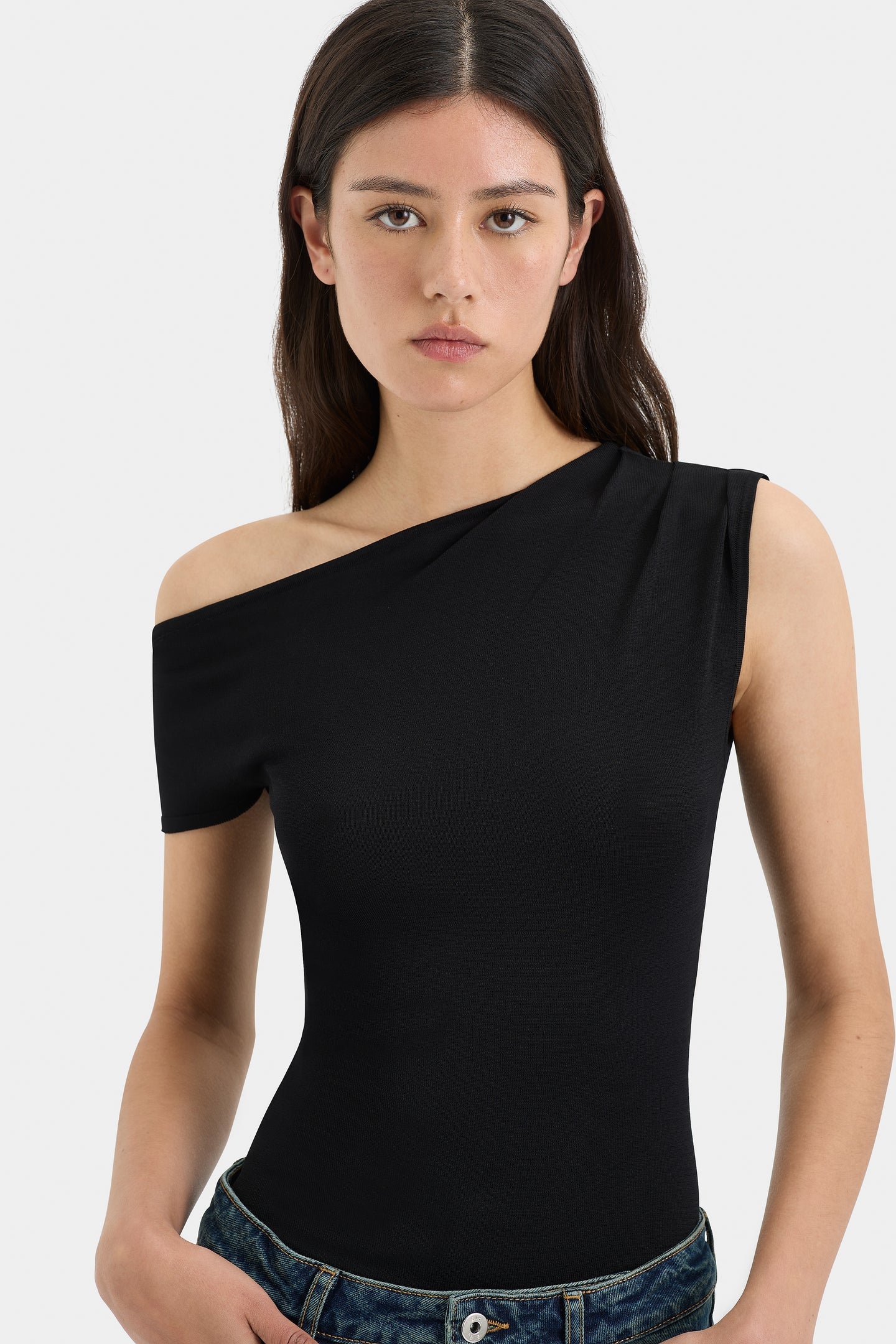 Yolanda Off Shoulder Top Black