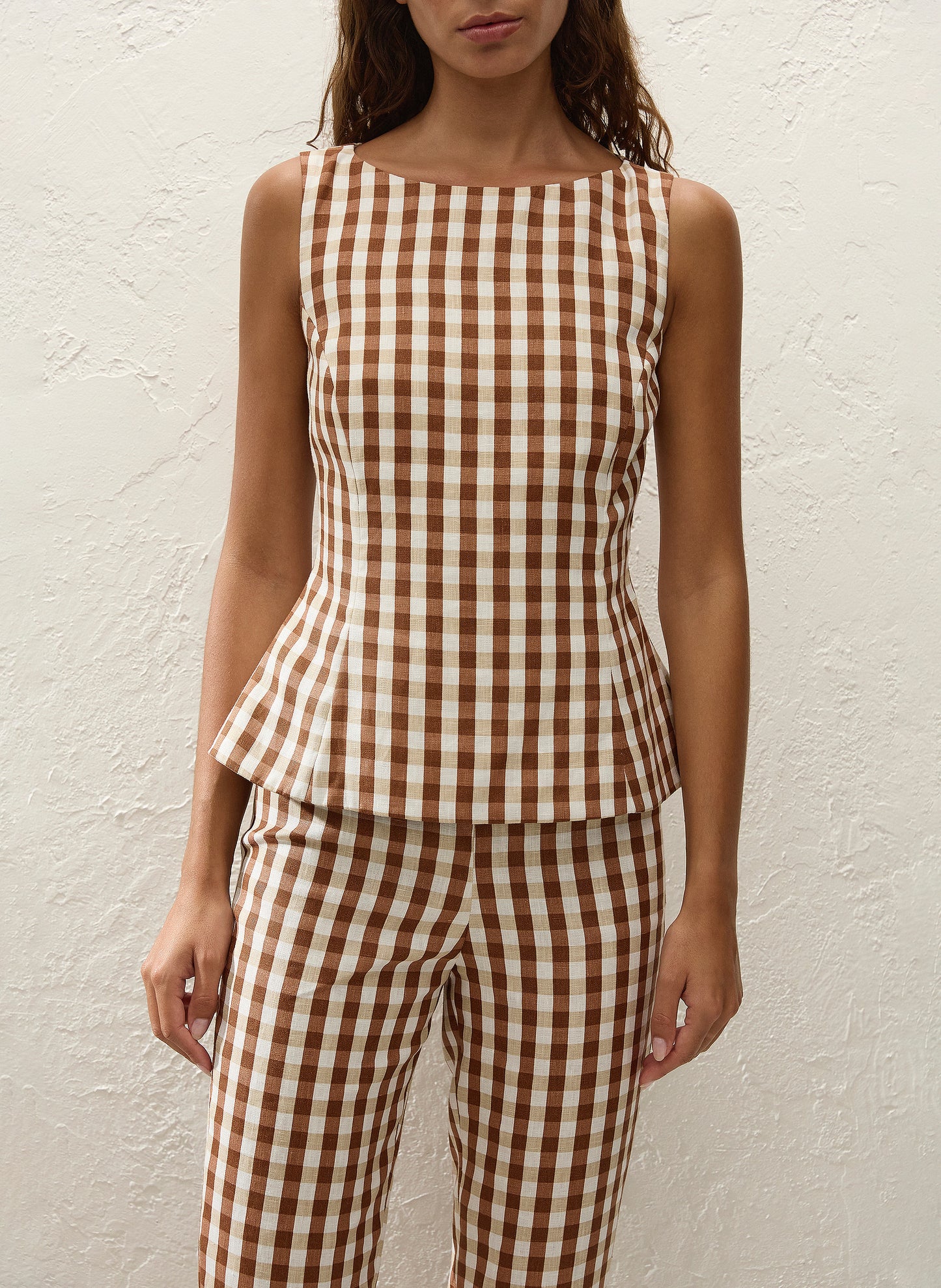 Valeria Capri Gingham Cedar