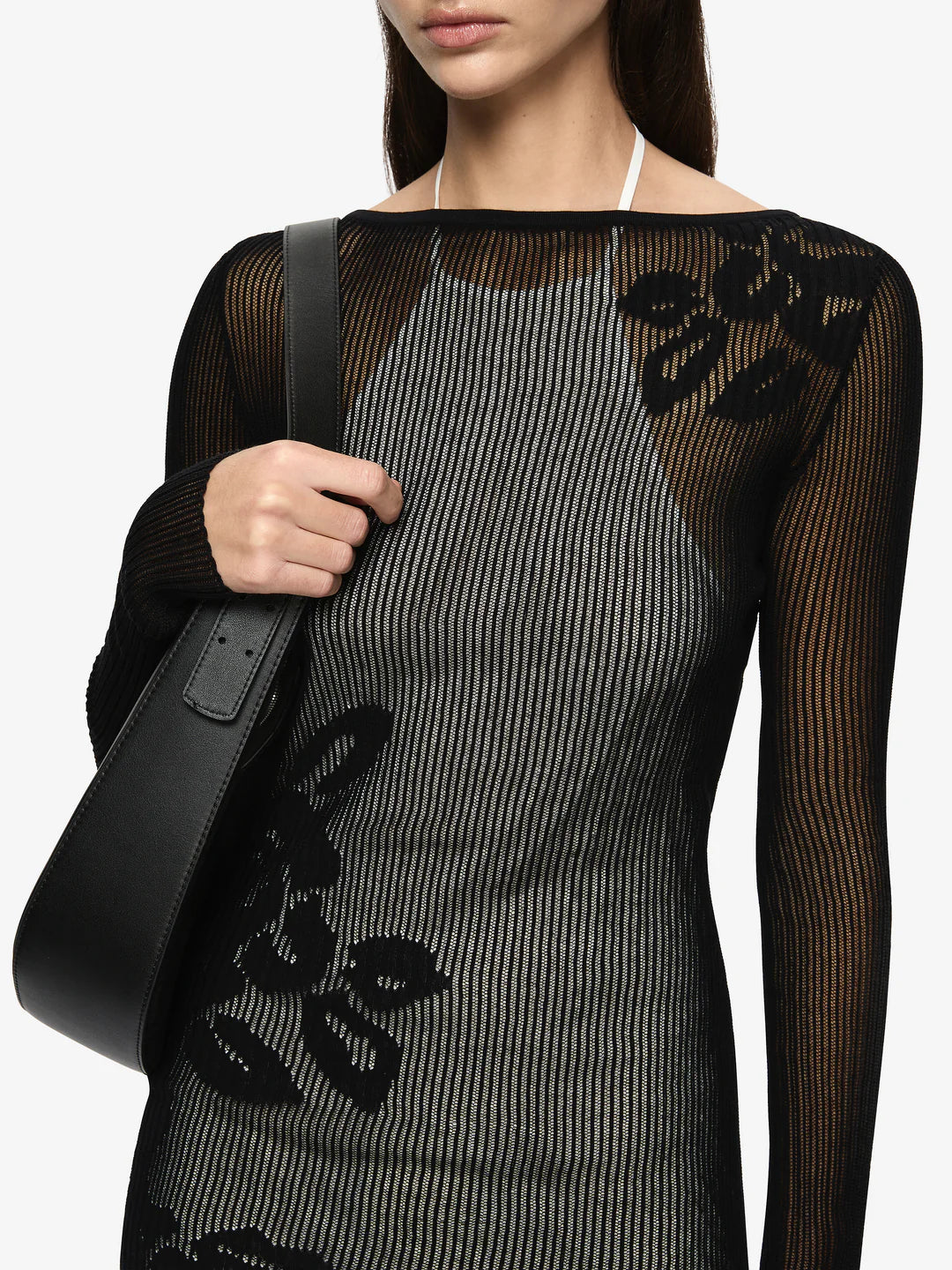 Korali Mini Dress Black Ivory