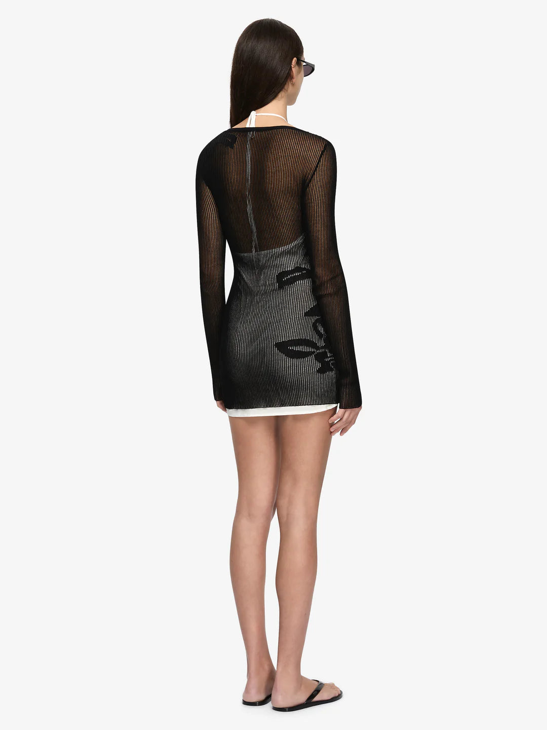 Korali Mini Dress Black Ivory