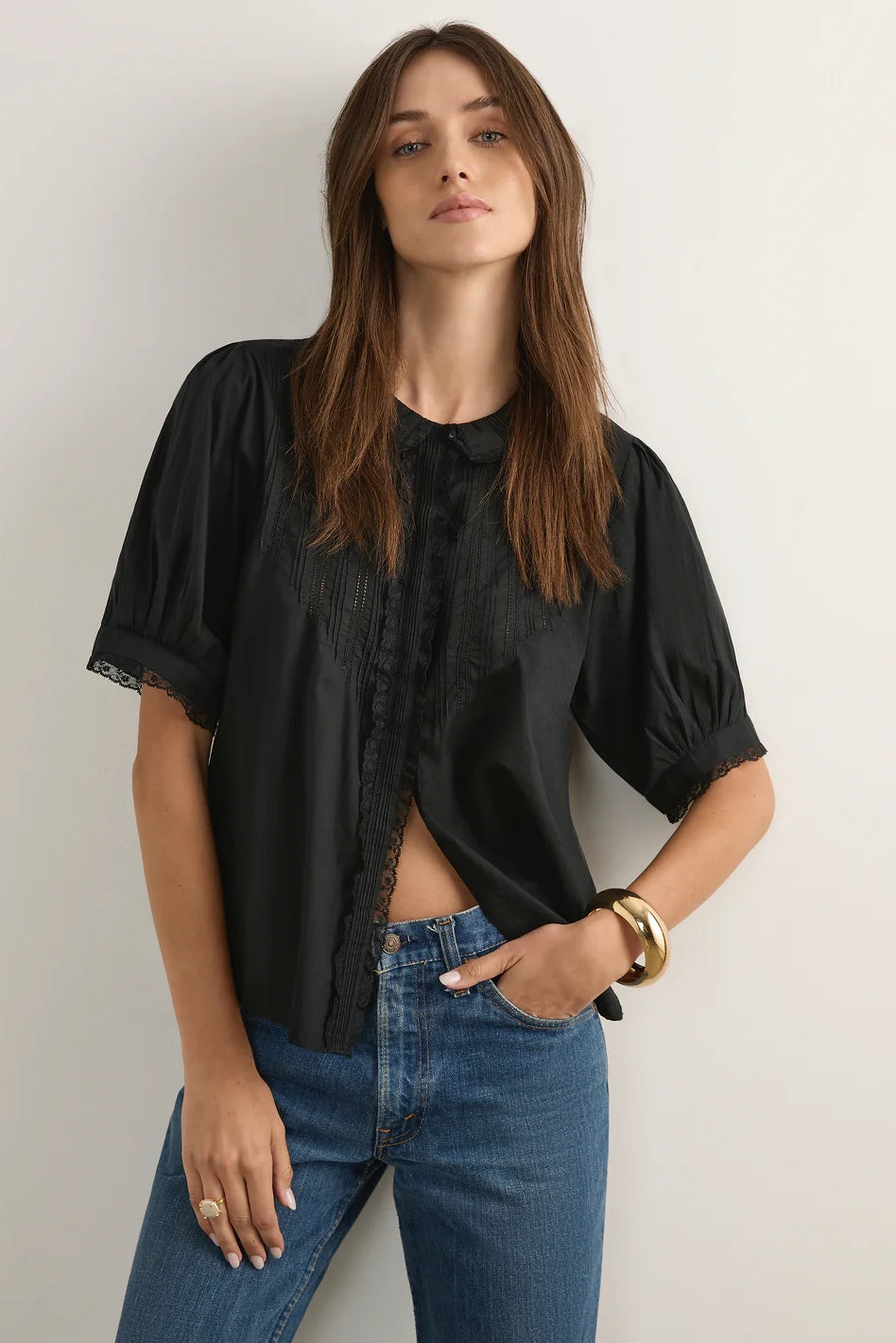 Magdalena Blouse Black