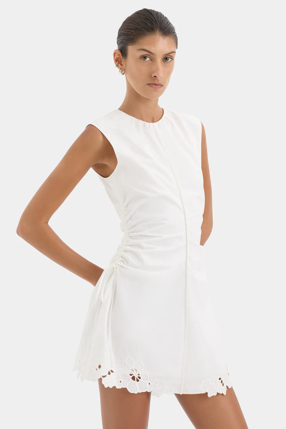 sir the label white cut out dress Sir The Label
