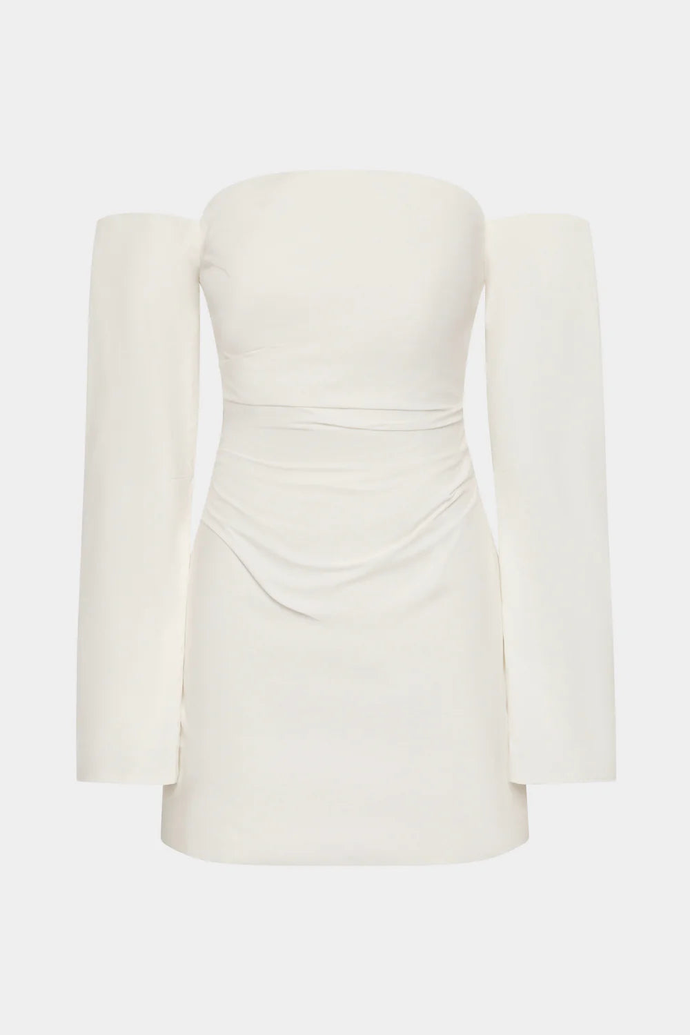 Martina Sleeved Mini Dress Ivory
