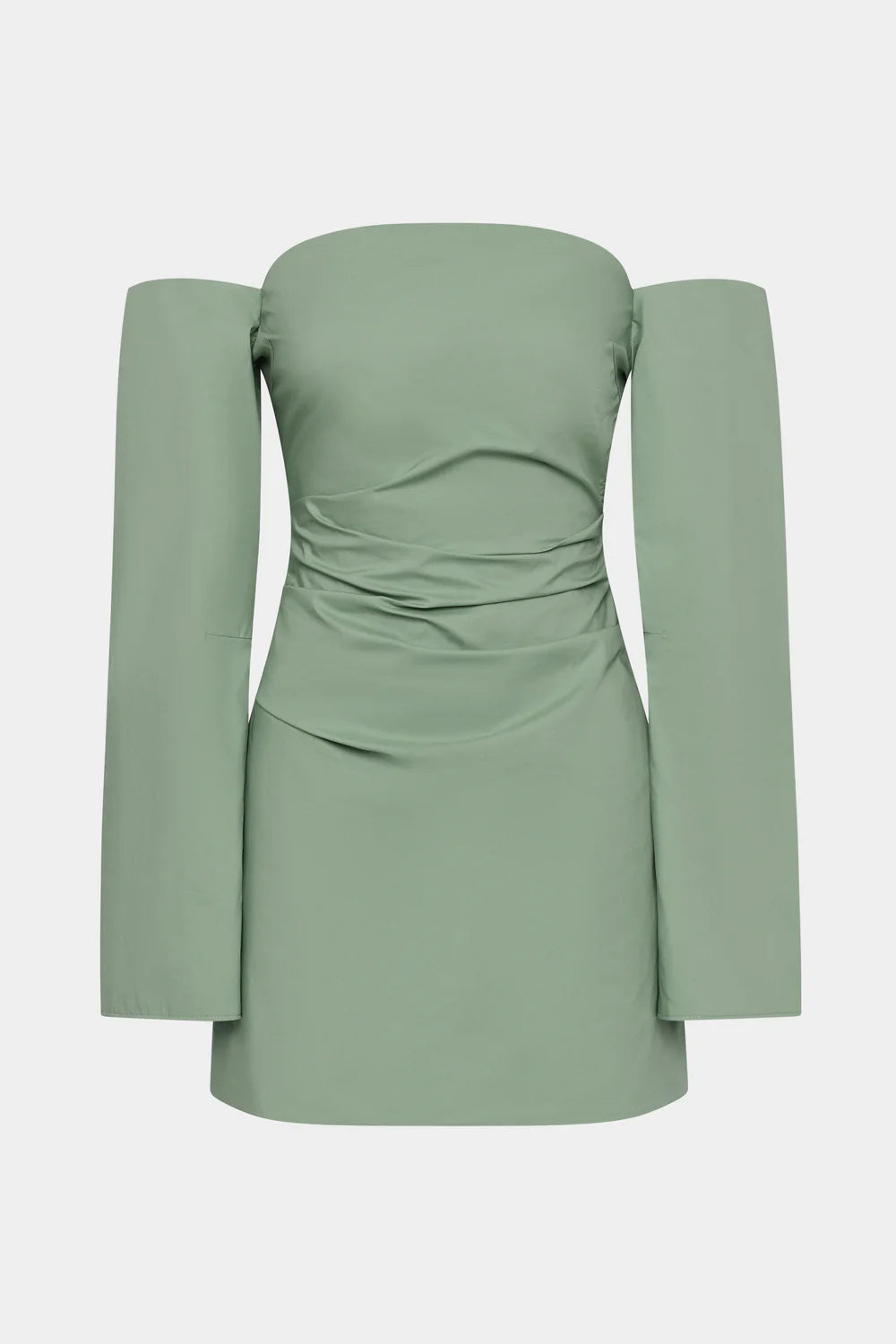 Martina Sleeved Mini Dress Sage