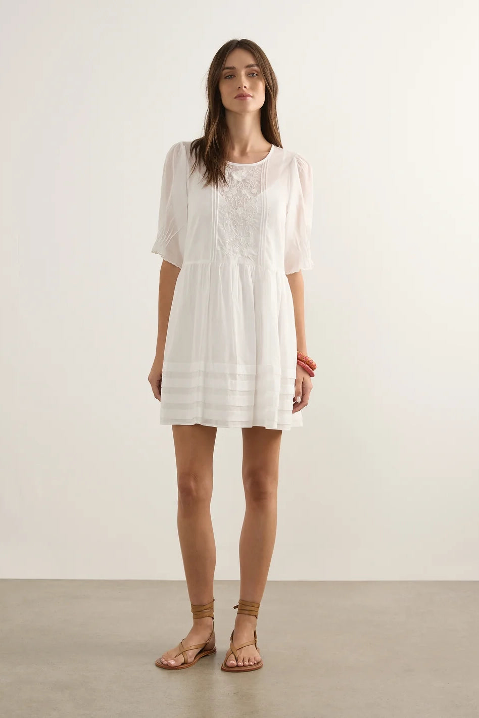 Auguste Ryder Mini Dress White