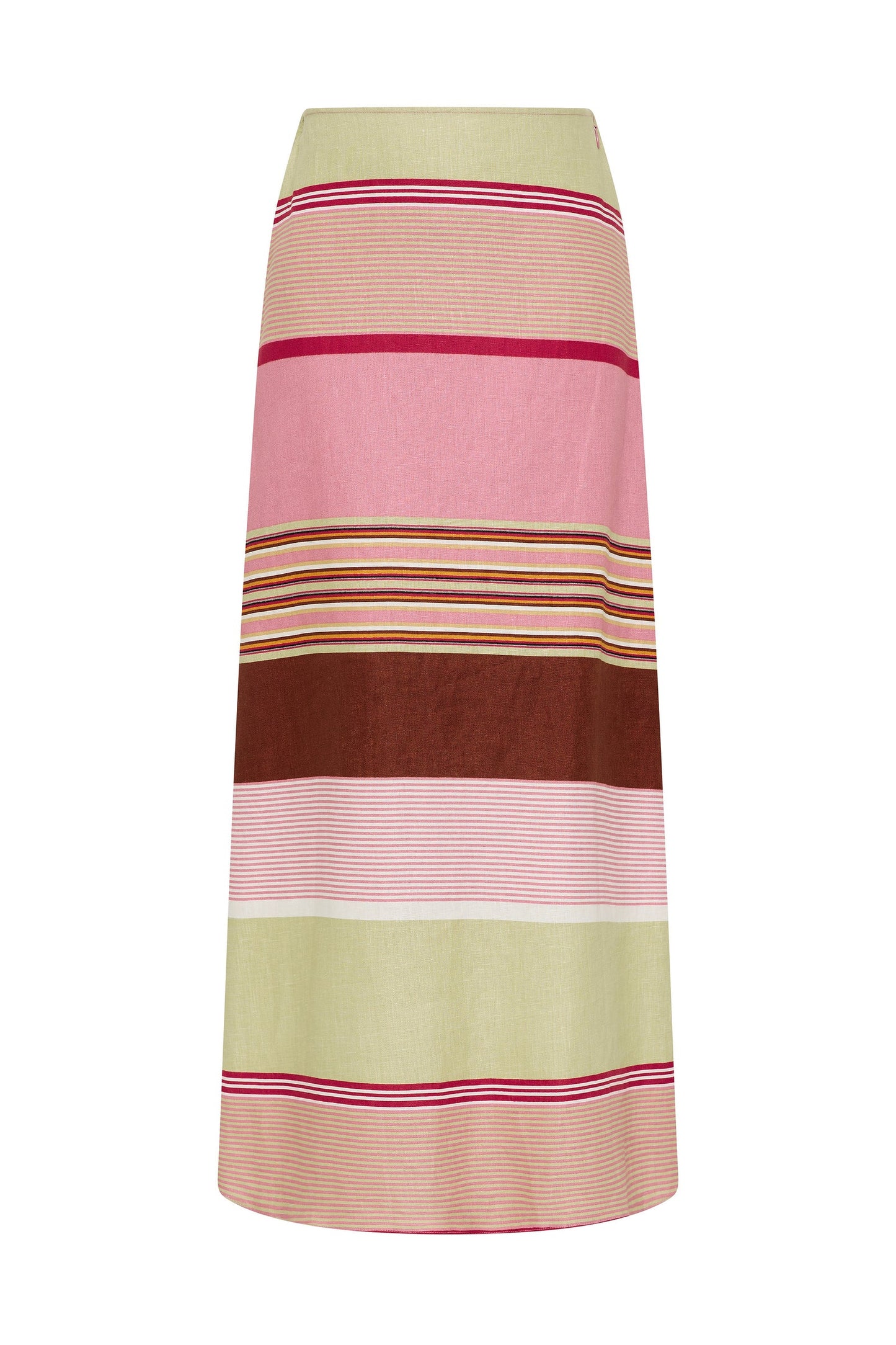 Martina Maxi Skirt Barragan Stripe Dusty Mauve