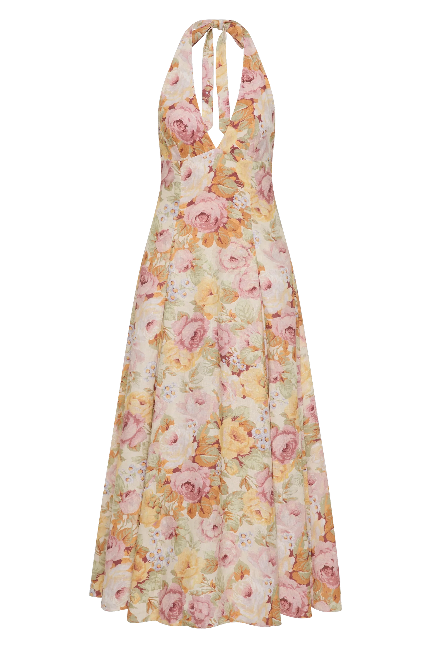 faithfull la falaise midi dress NEW Faithfull The Brand La Falaise Midi Dress Size XS Z251-6