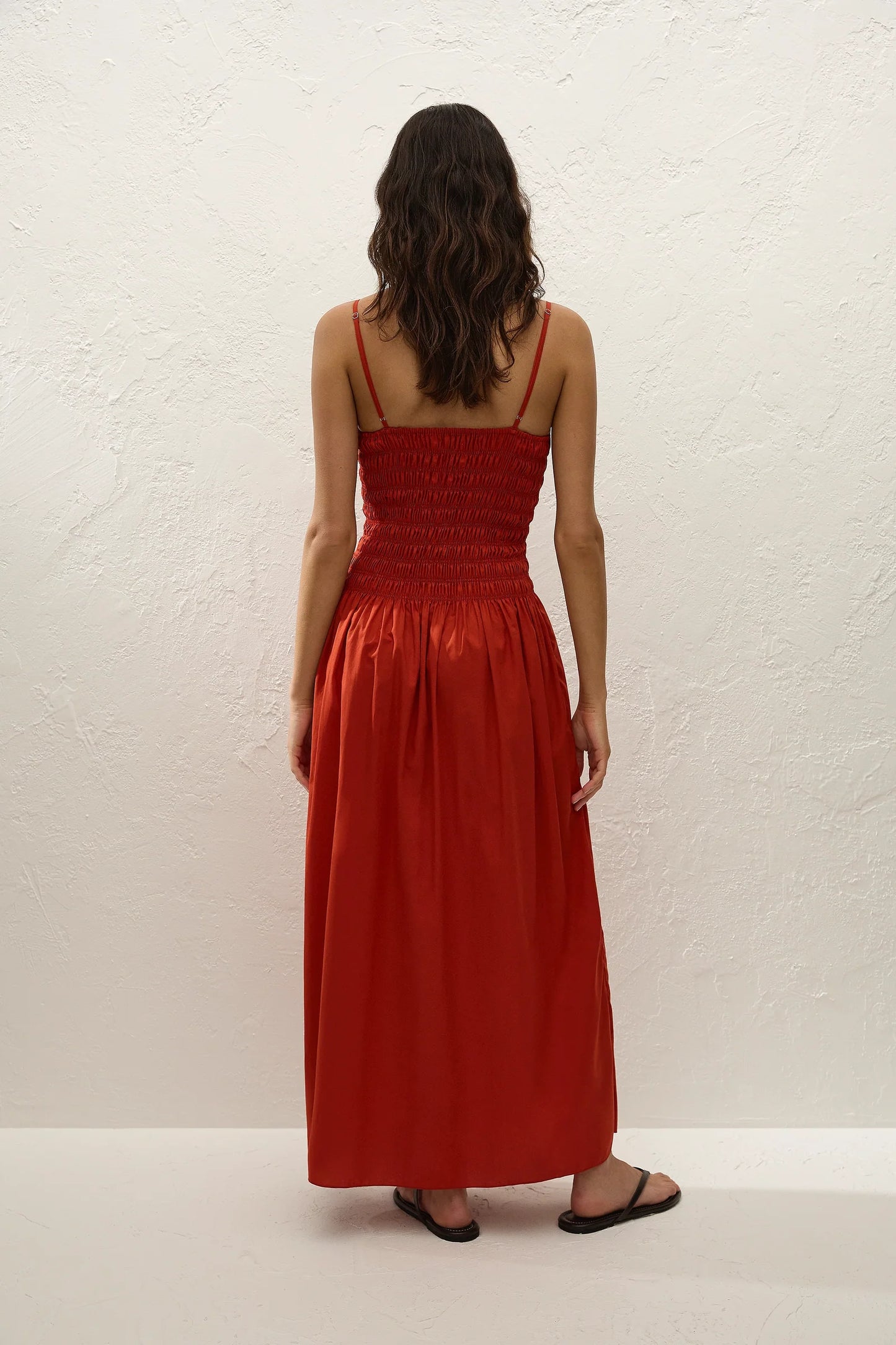 Araceli Maxi Dress Dusty Tomato