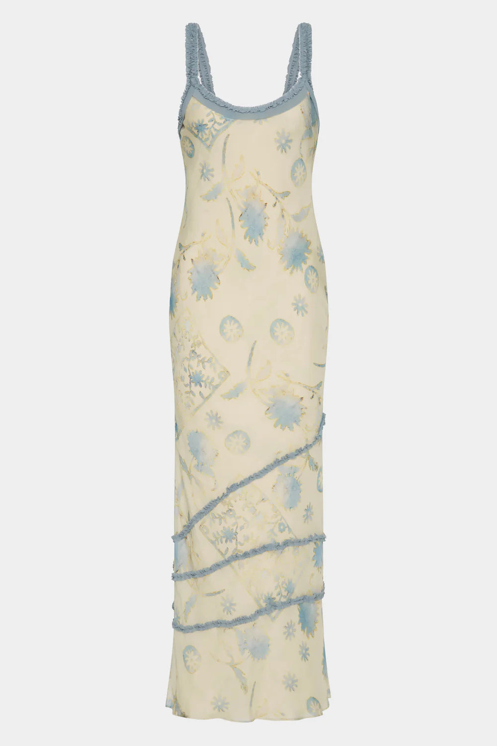 Cecile Ruffle Slip Dress