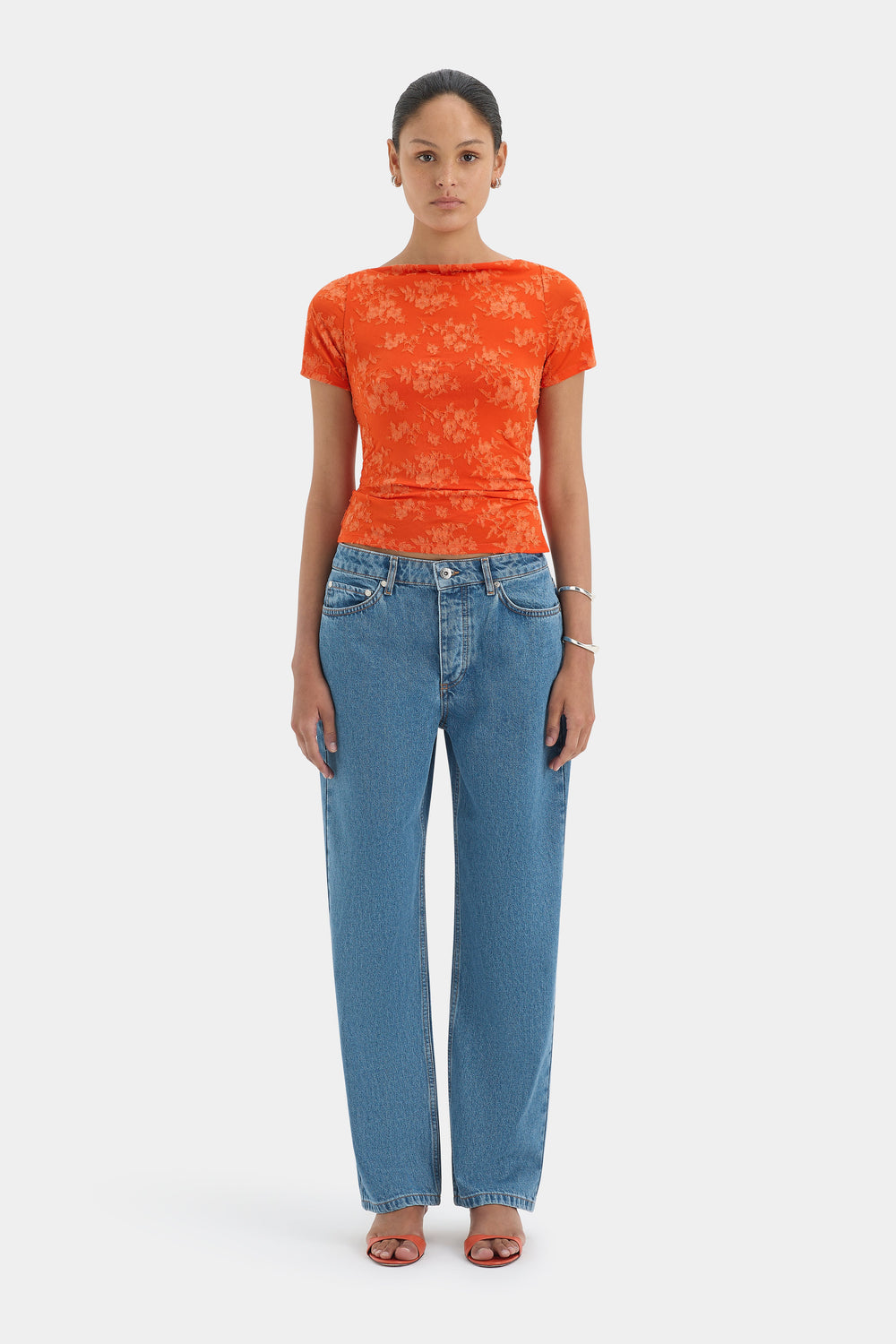 Blanca Top Tangerine
