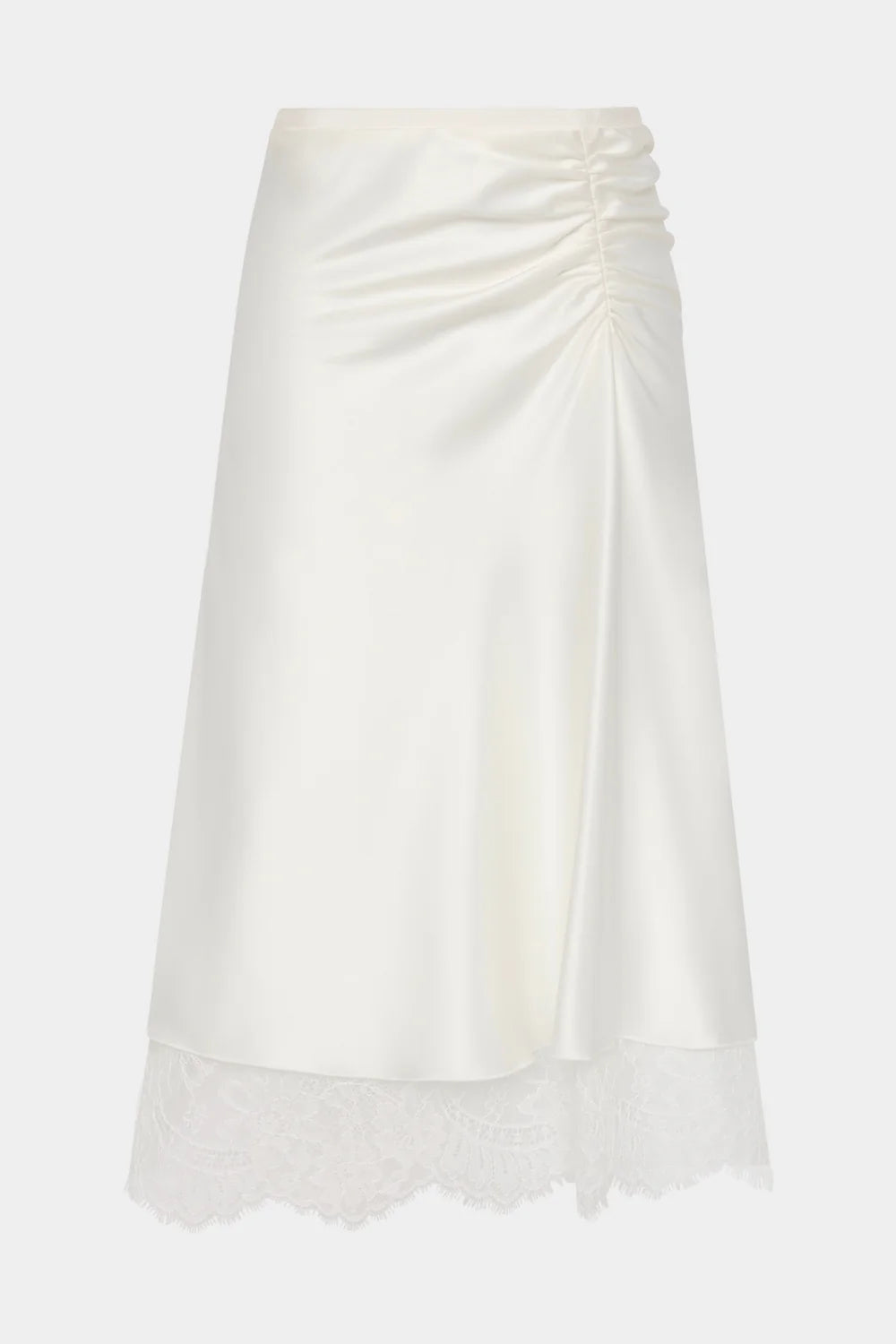 Ingrid Lace Midi Skirt Ivory