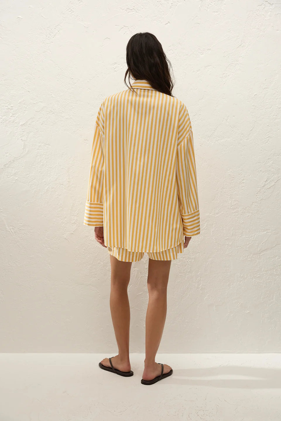 Clemente Shirt Stripe Mustard