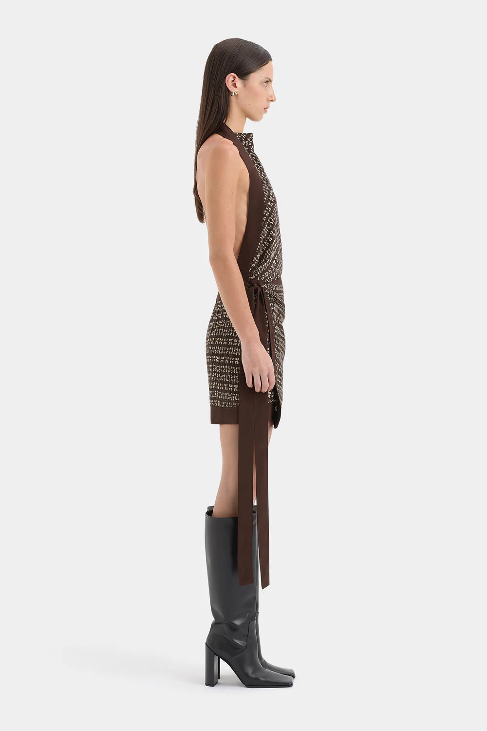 sir the label open back dress Sir The Label - Celia Open Back Mini