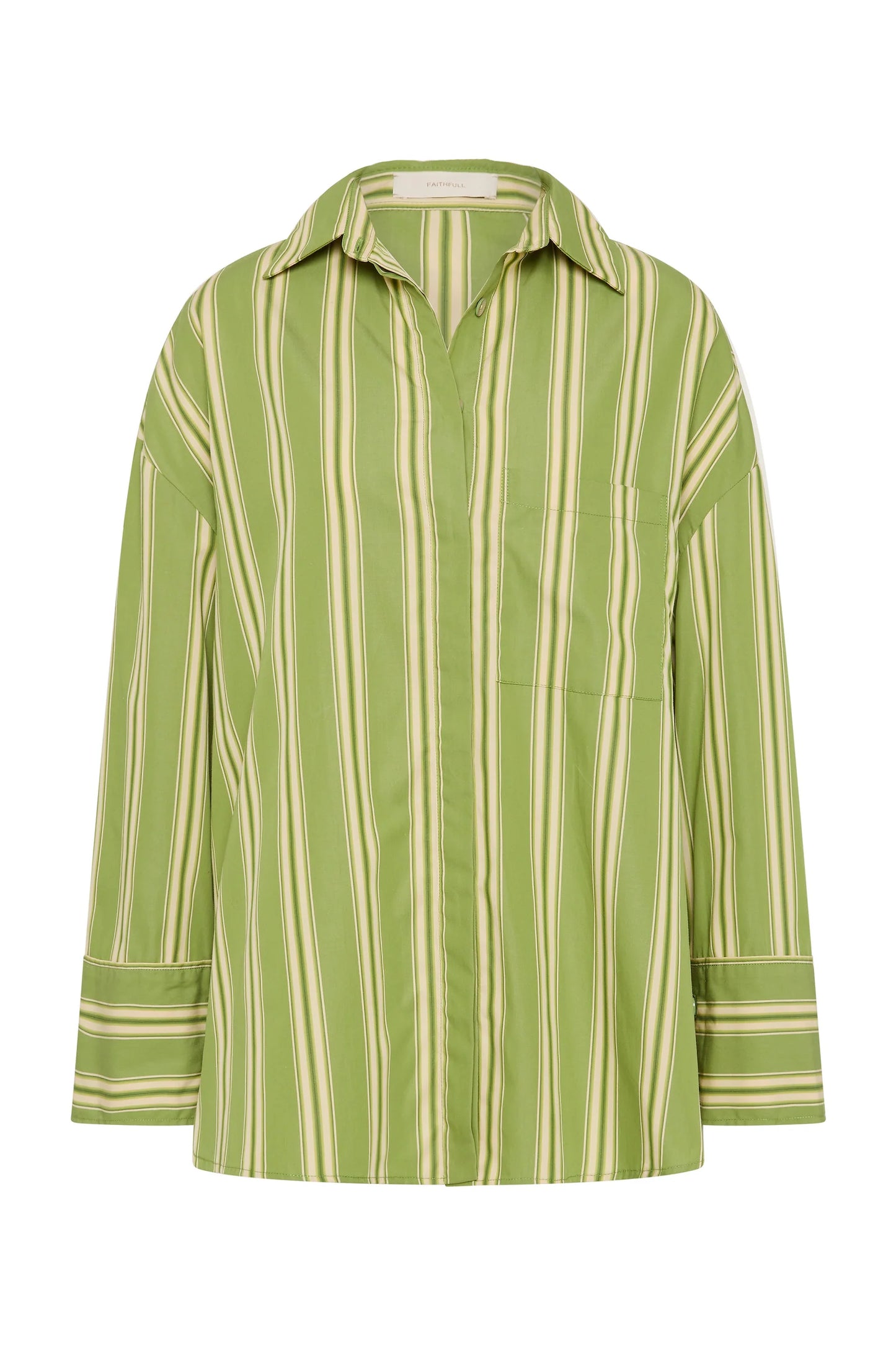 Clemente Shirt Ombre Stripe Juniper